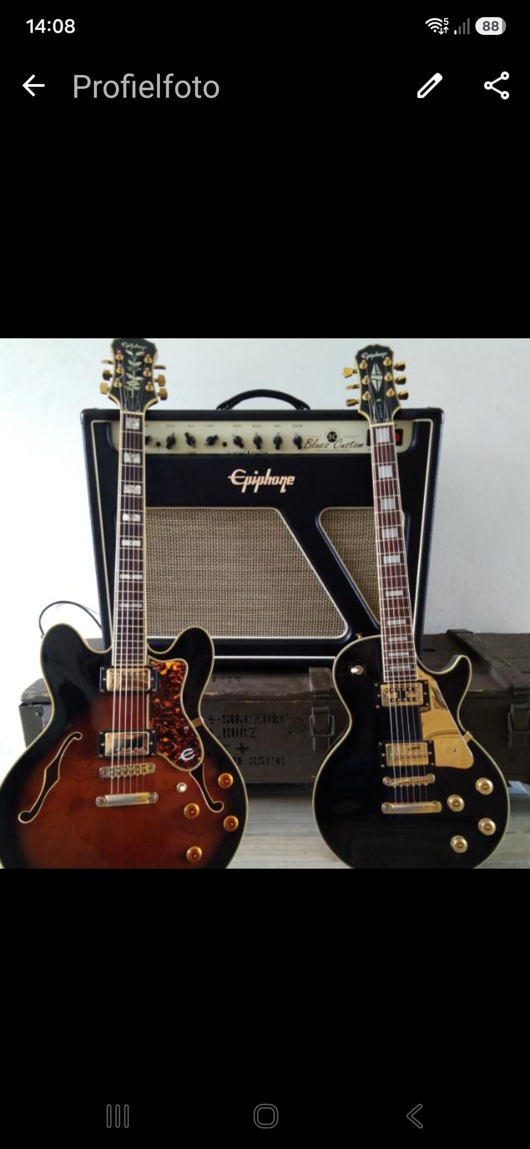 Do you prefer the Epiphone Sheraton guitar?