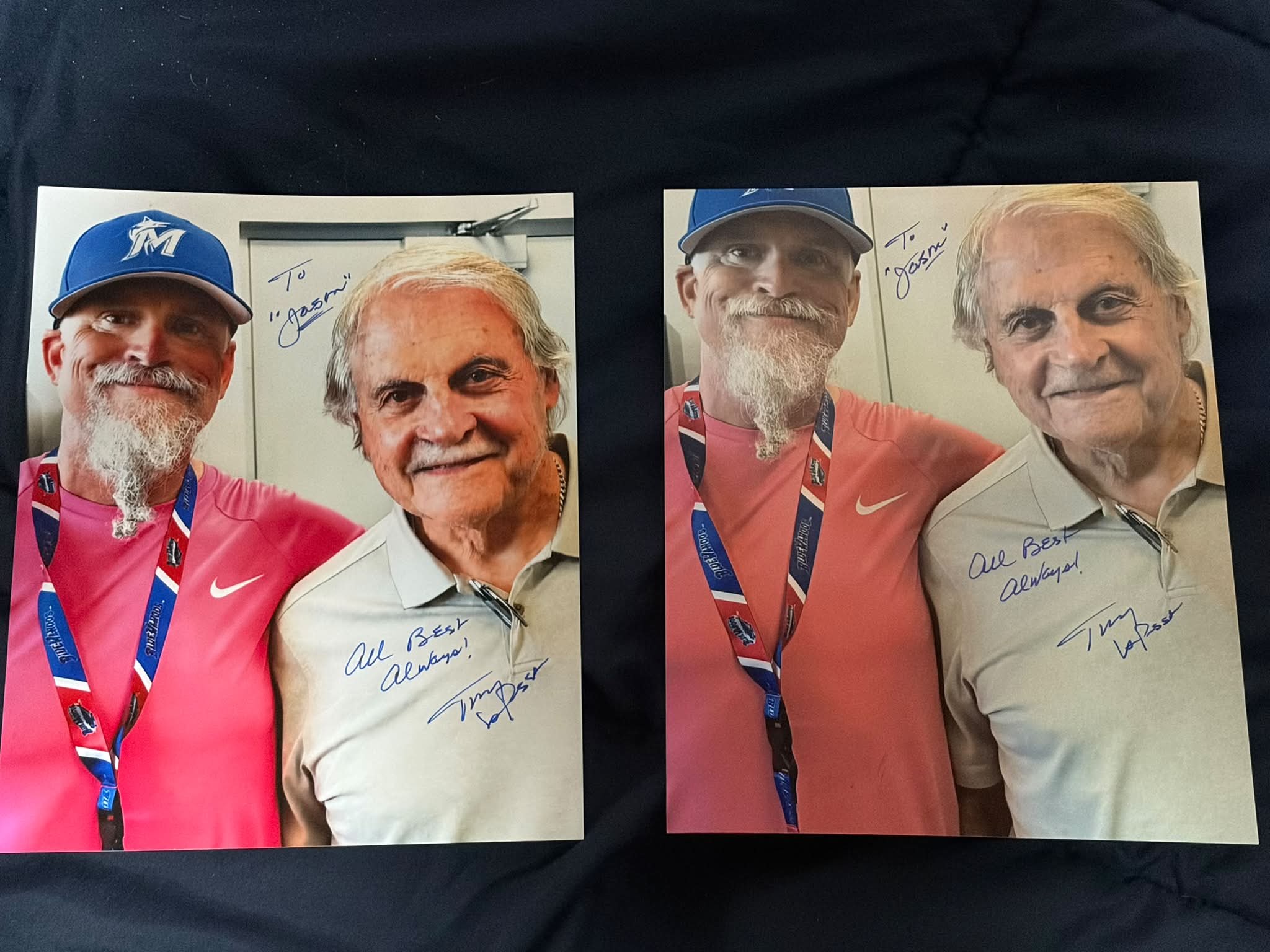 Tony La Russa autograph return experience with Chicago White Sox