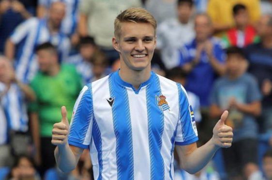 21-year-old Martin Ødegaard for Real Sociedad during the 19/20