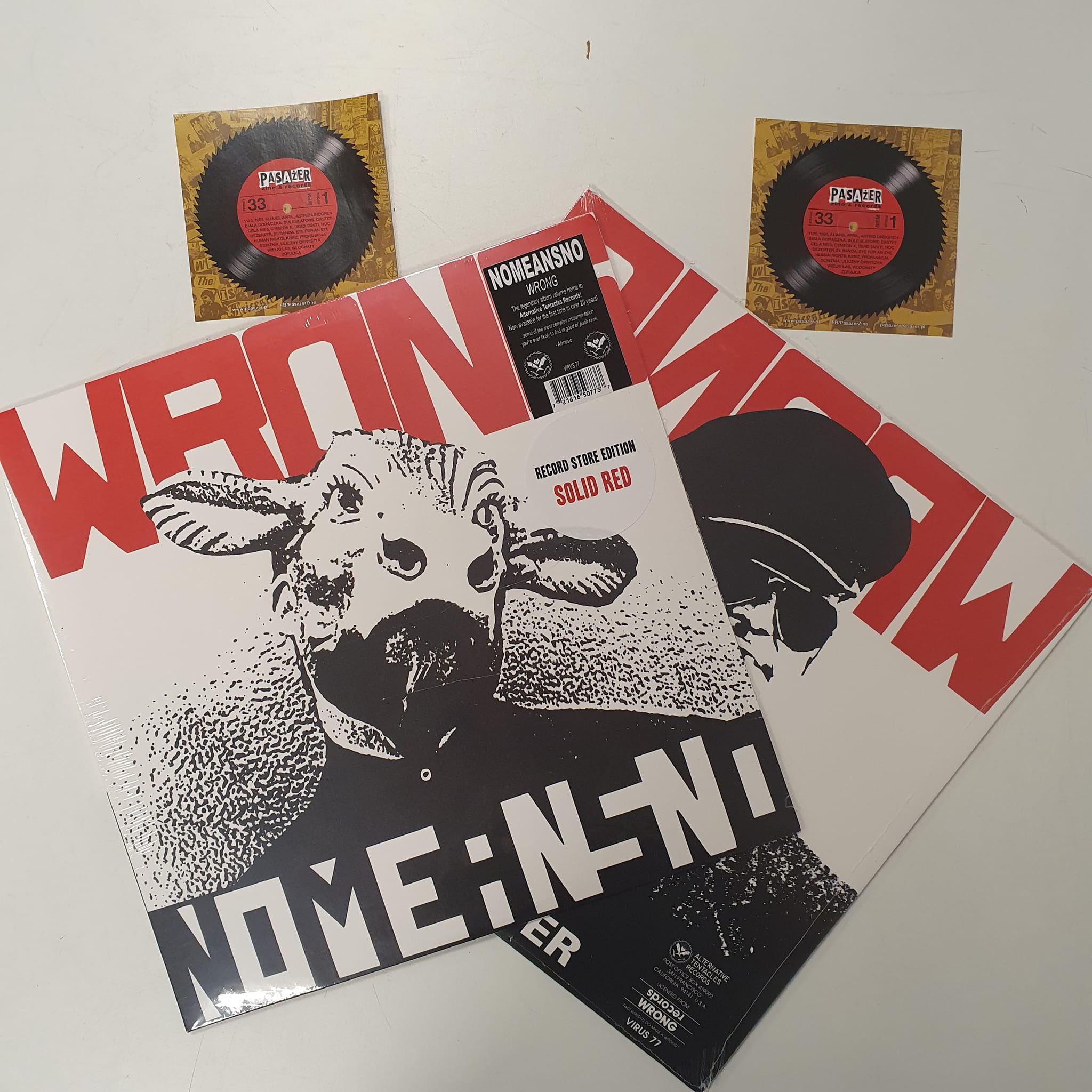Nomeansno album Wrong limited copies available