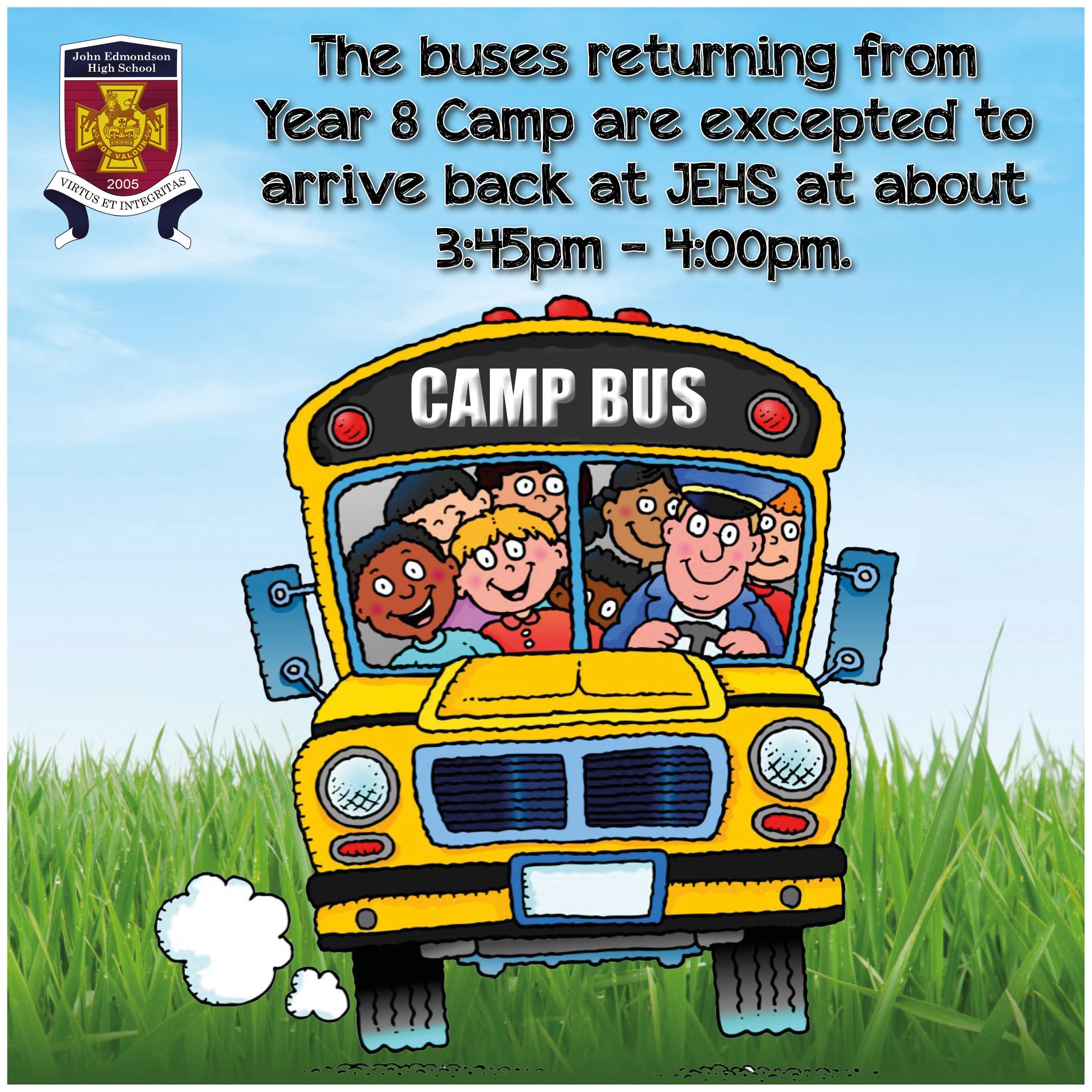YEAR 8 CAMP | Return... - JEHS - John Edmondson High School