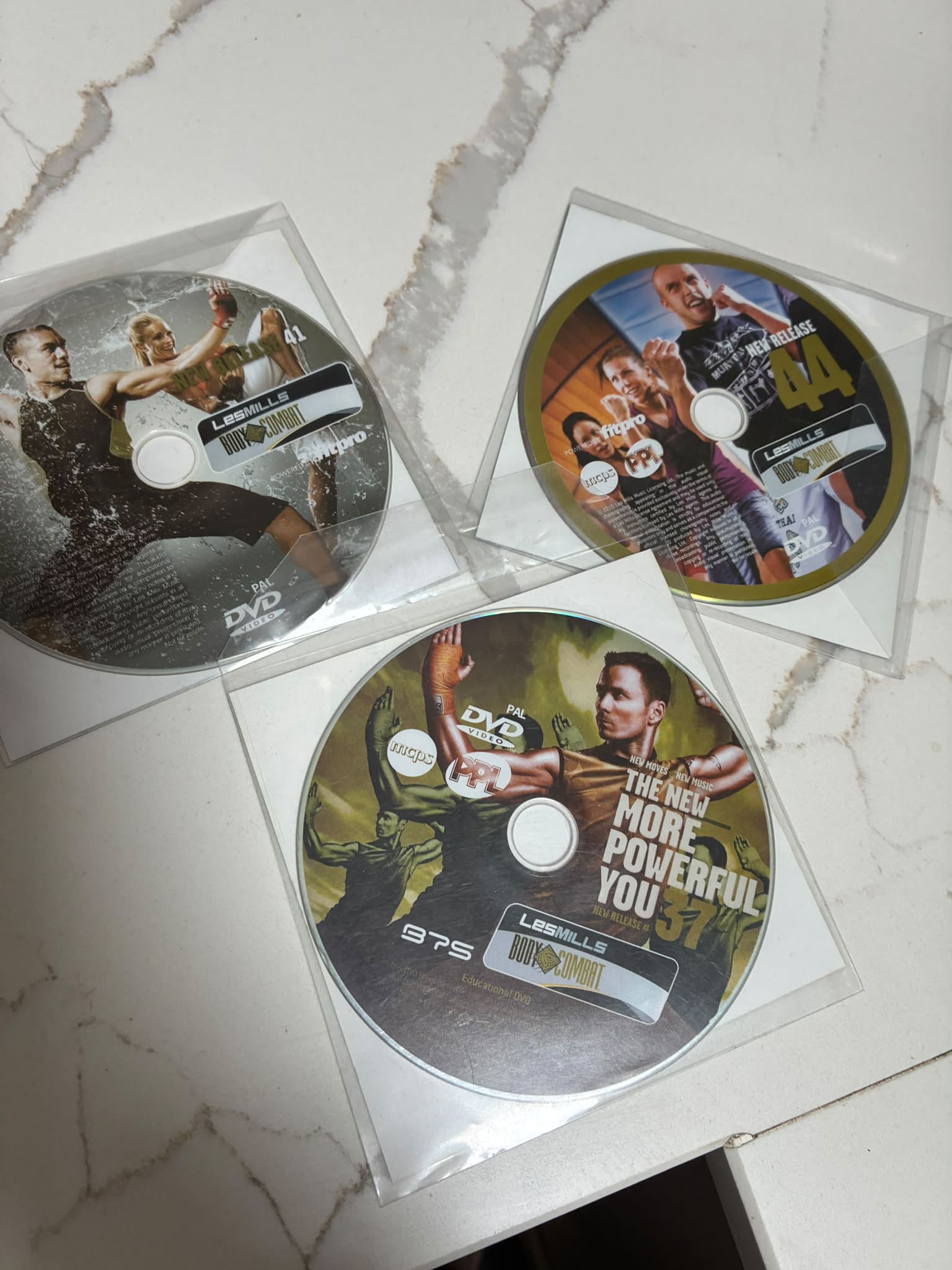 Les Mills BodyCombat DVDs for sale