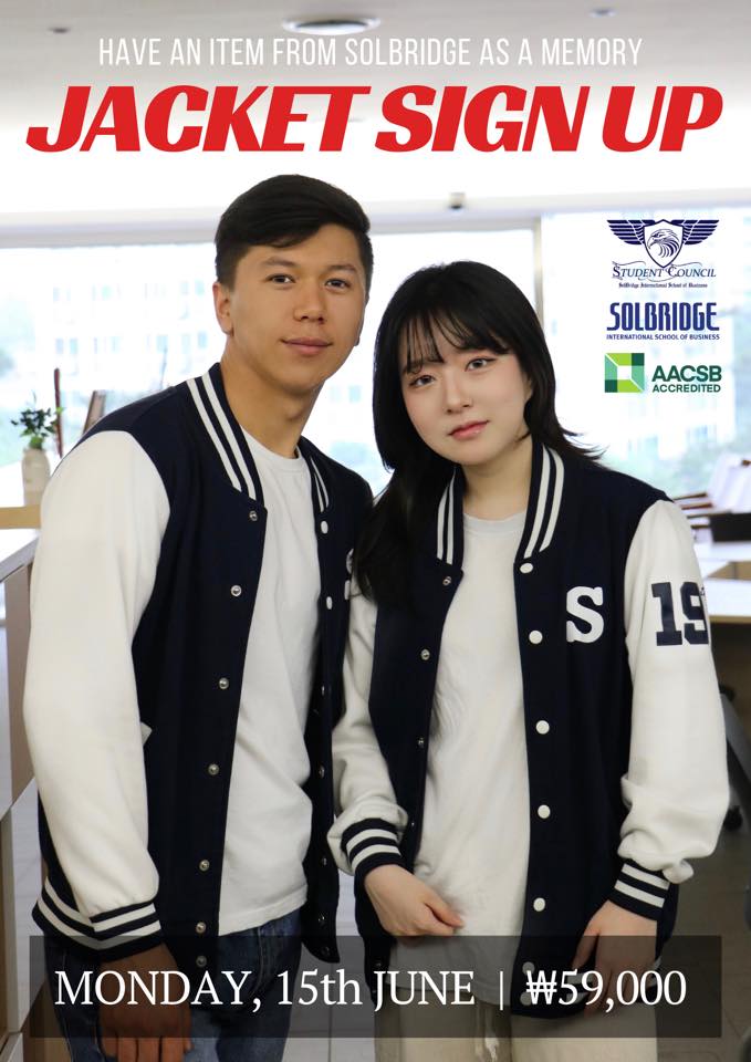 SolBridge Student Council - Spring Jacket Sign Up Do you want to share ...