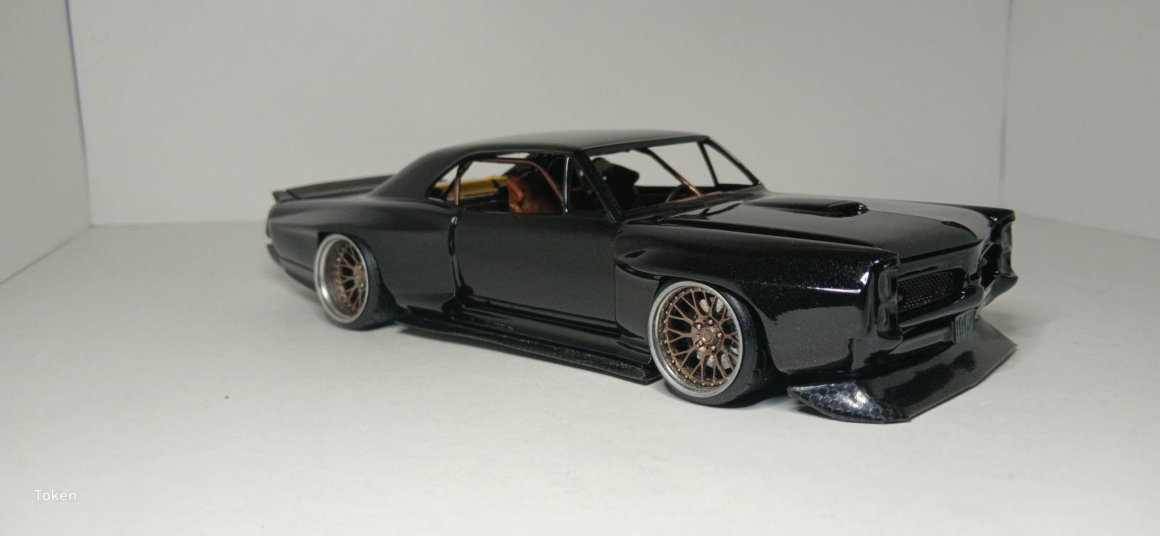 Custom 1967 GTO model with twin turbo 572 and widebody kit