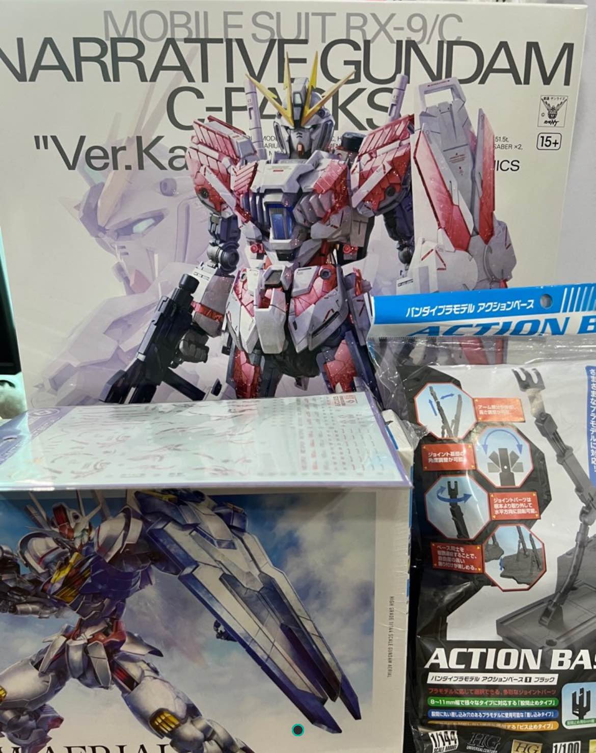 MG RGZ-91 Re-GZ&Narrative Gundam B-Packs（Bandai Original MODEL 