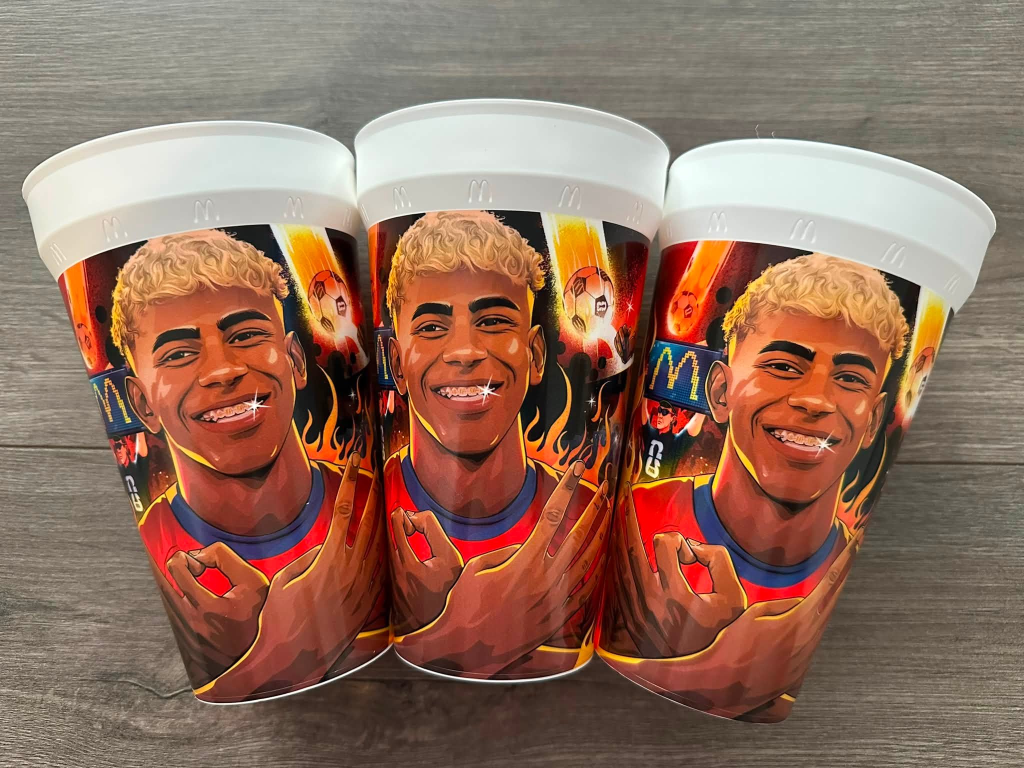 Trading McDonald's FIFA cups for Ronaldinho, Pulisic, and Son