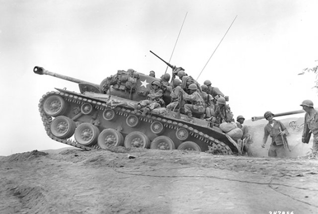 Korean - Super Tank Sunday - M26 Pershing Taxi during the Korean War ...