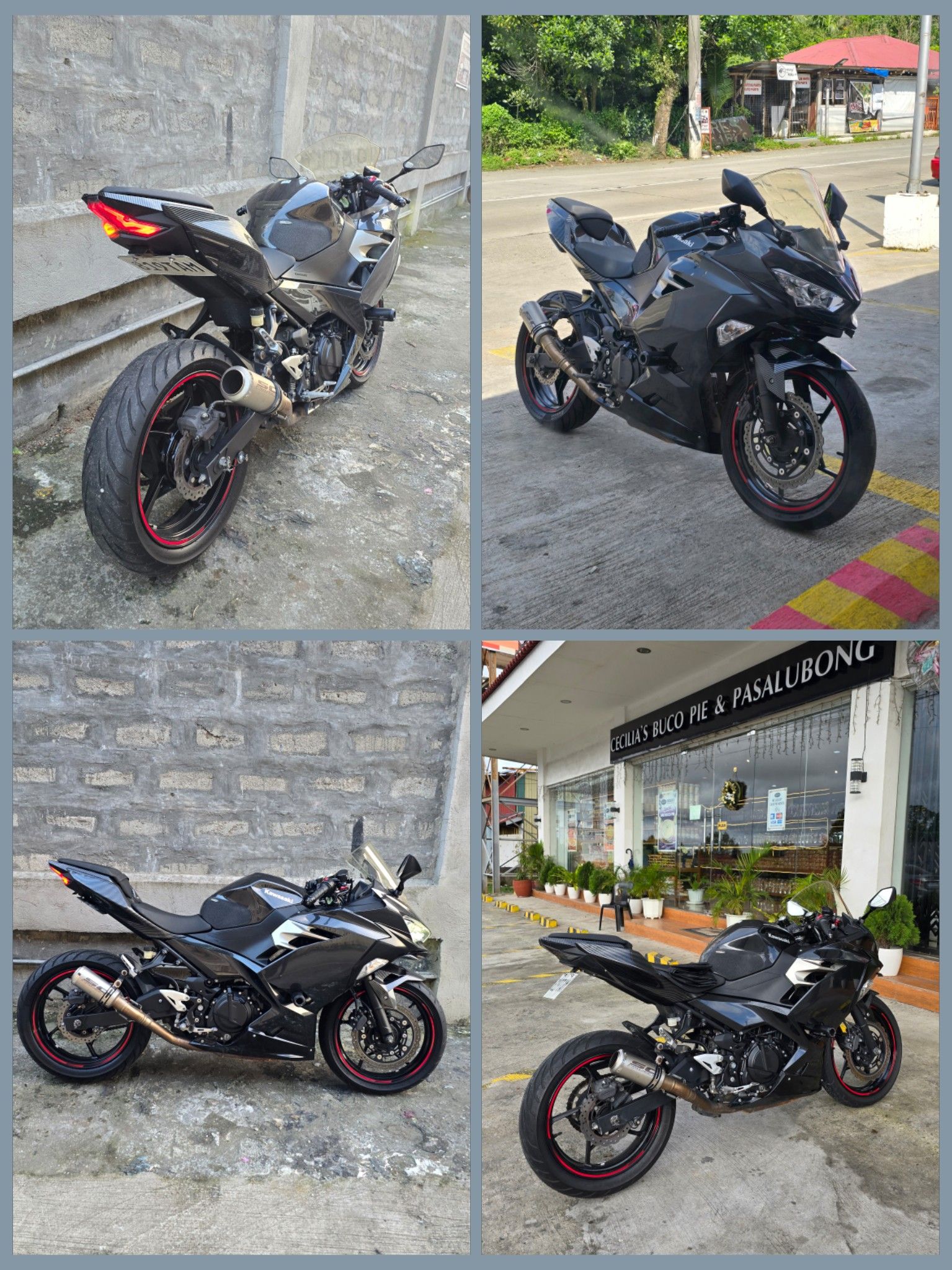 Kawasaki ninja for sale in Laguna with custom decals and sc