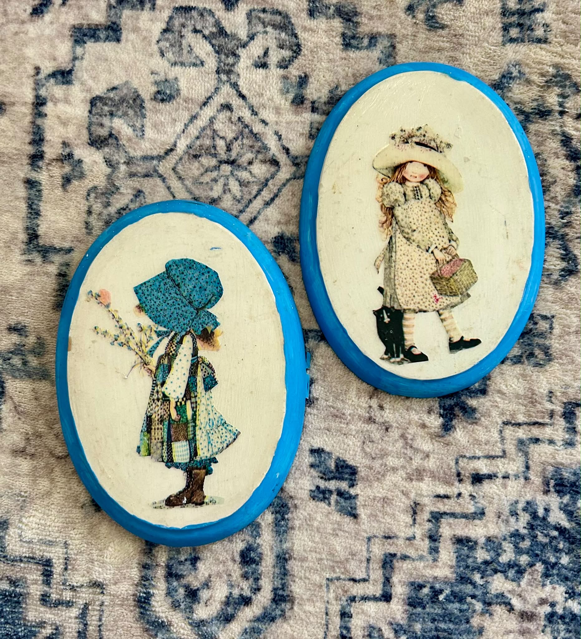 Holly Hobbie wall plaque from childhood