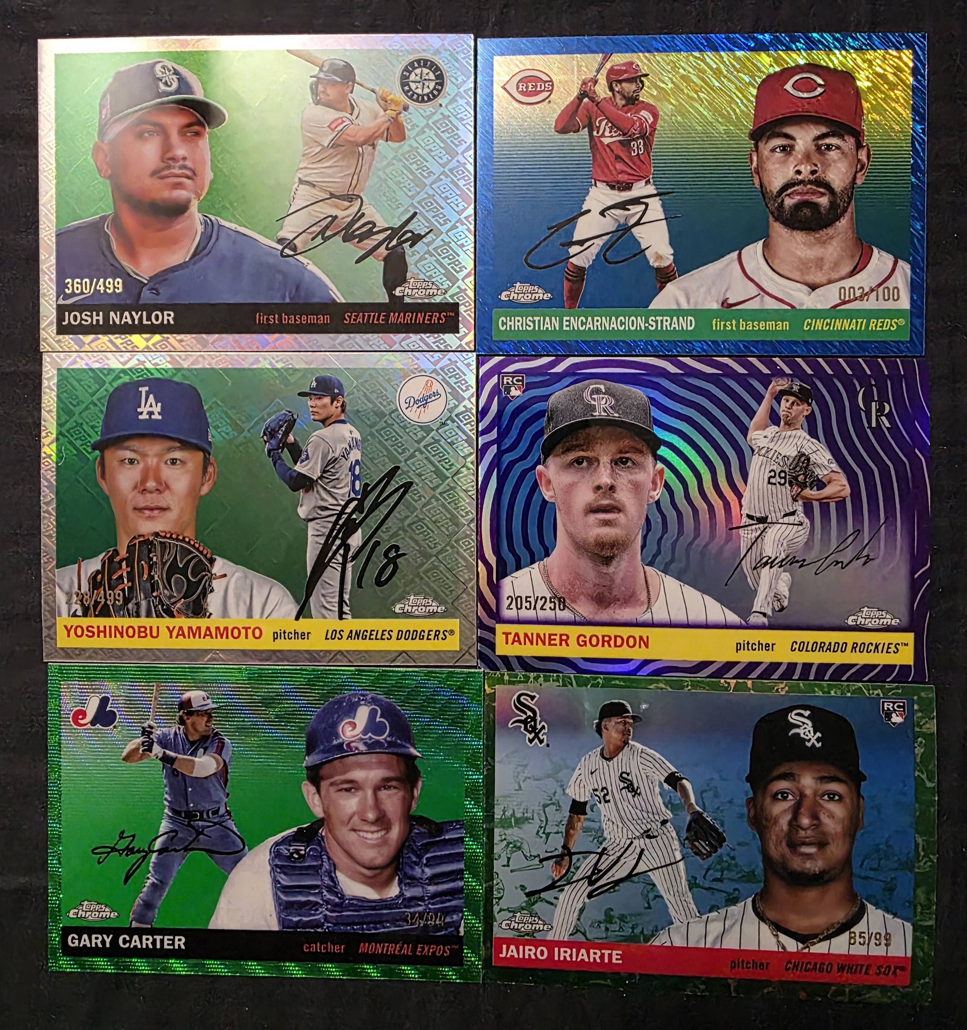Ripping sports cards including rare Brandon Nimmo autograph