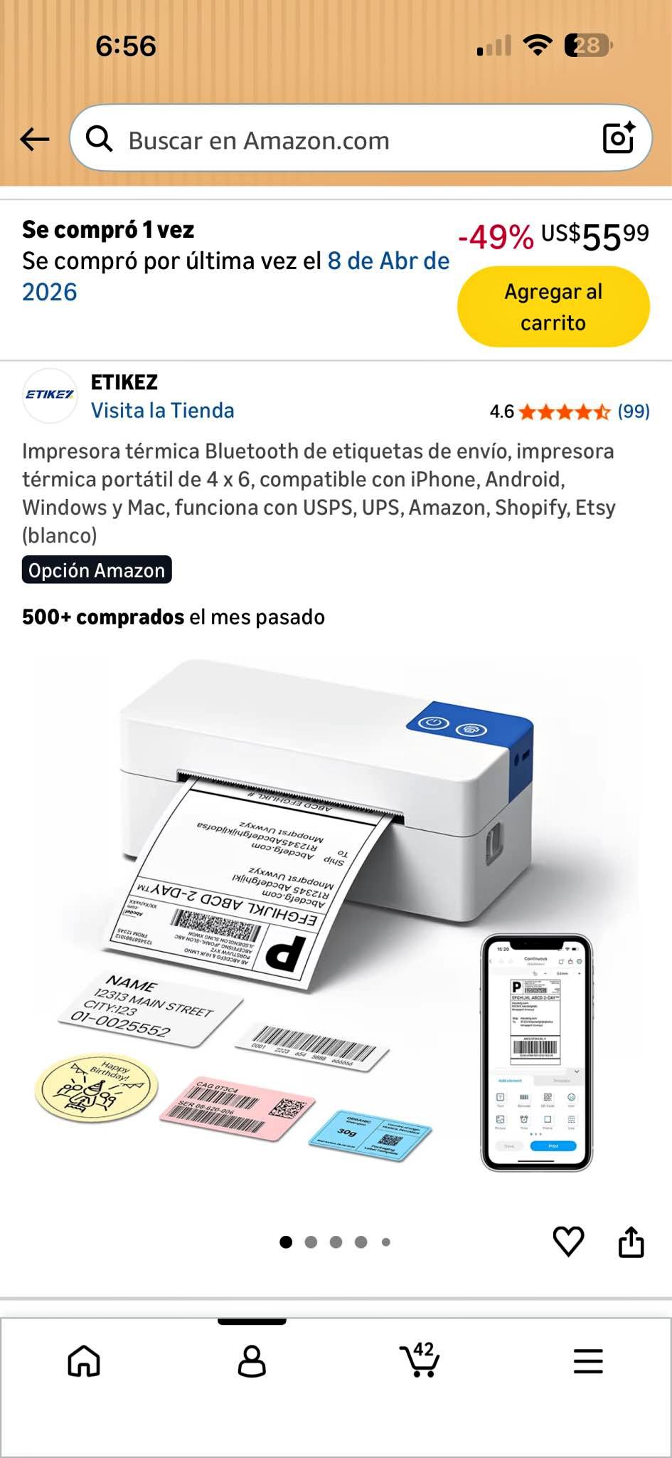 Free Thermal Printer POS 80mm Auto Cutter Receipt P8250 WHITE ...