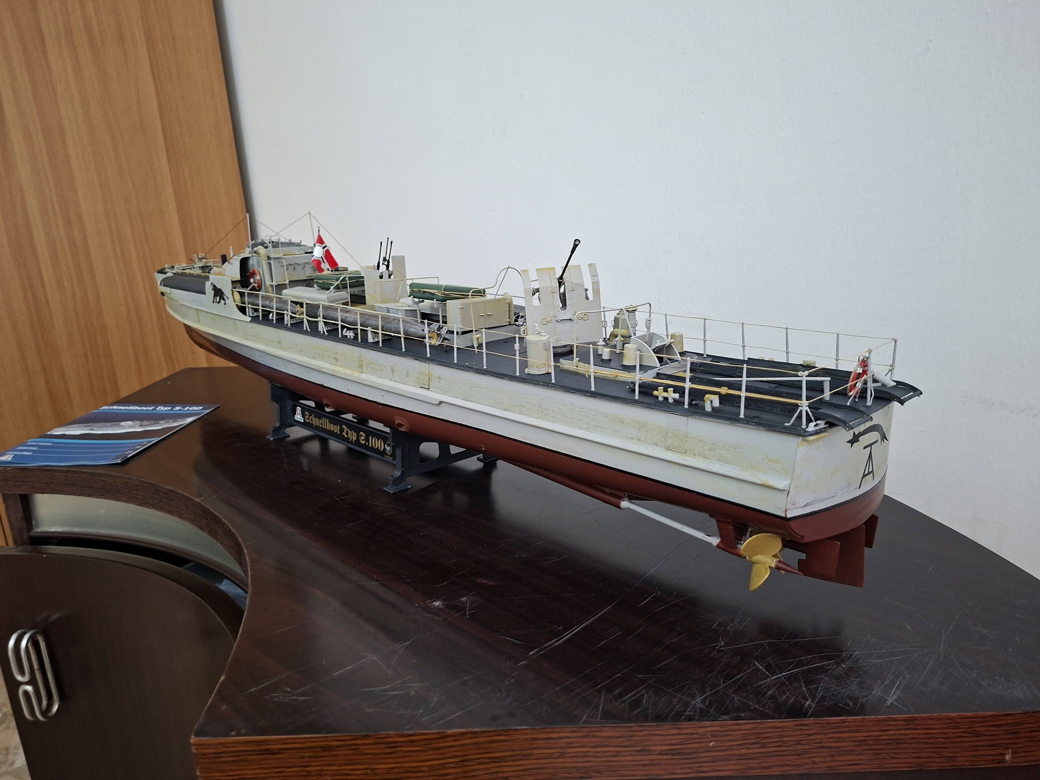 Italeri S-100 class Schnellboot model in 1:35 scale