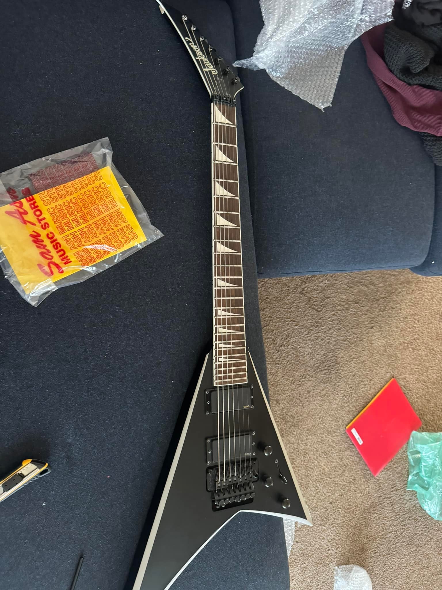 My first Jackson an X series Randy Rhoads 7 string
