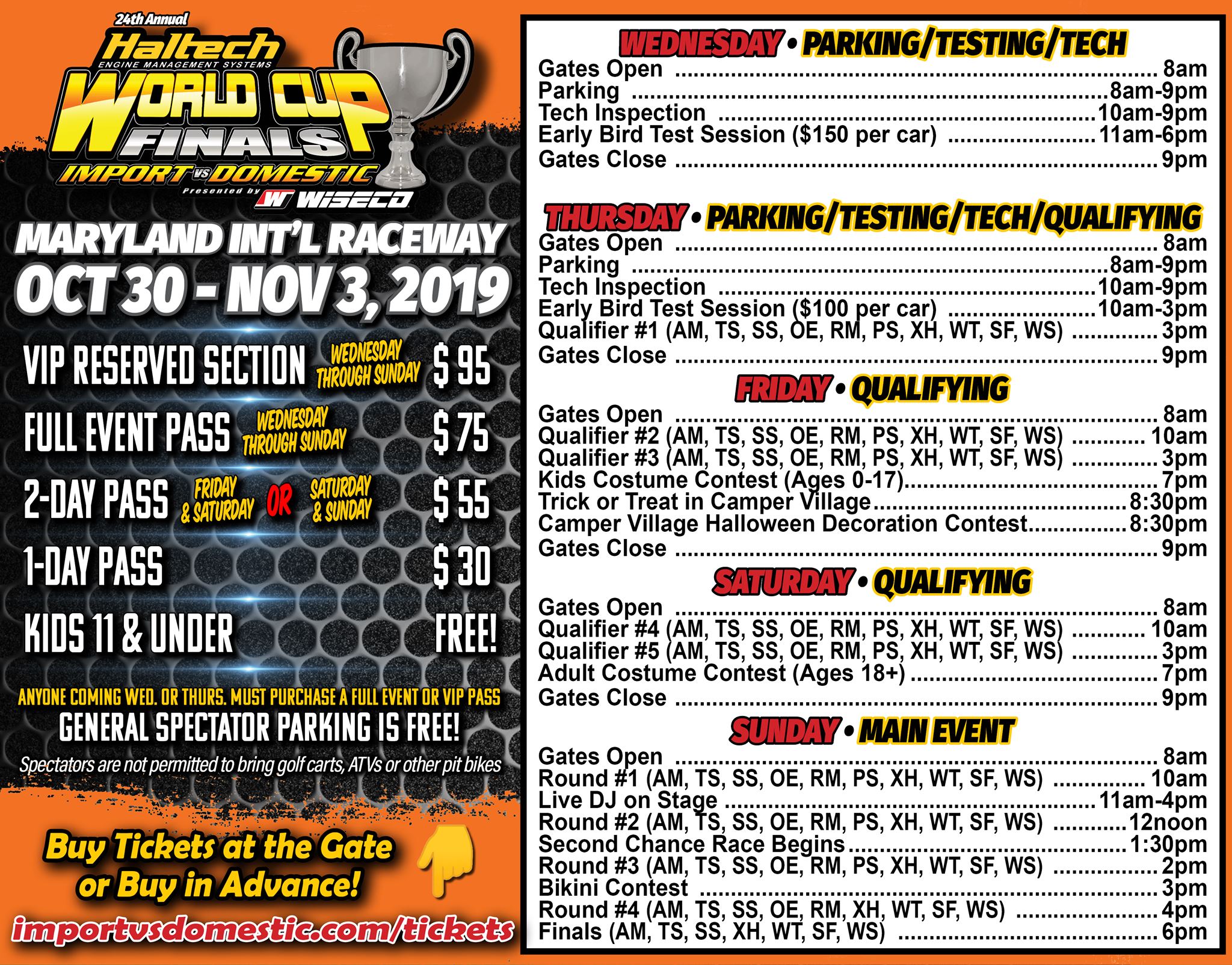 Full Event Schedule, Run... - Maryland International Raceway | Facebook