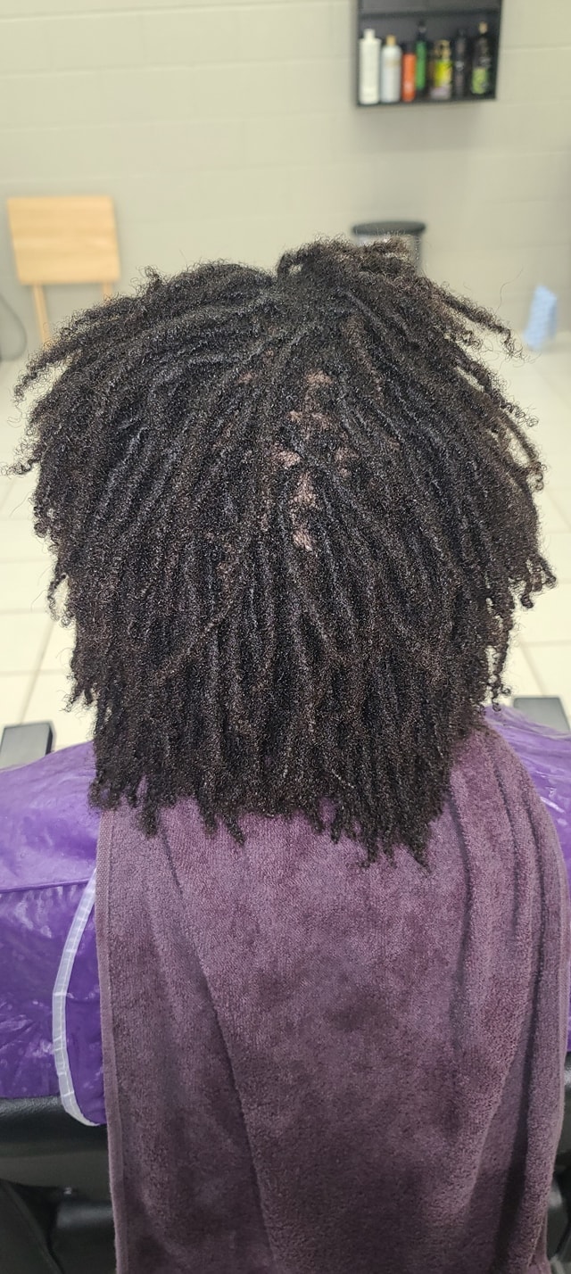 - retie on large microlocks... - Always Wright Hair Care, LLC