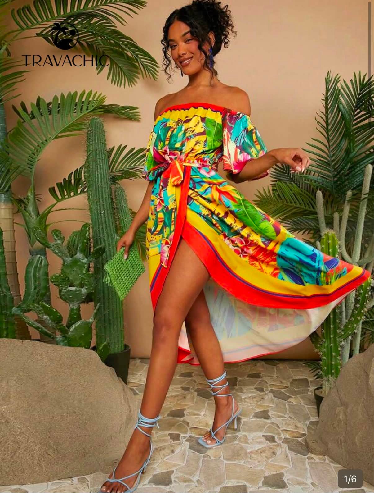 Which of these dresses would be pretty for my 60th birthday party? It will be fiesta colors