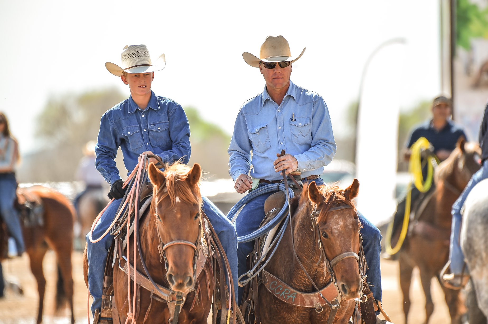 To the dads who gave their little... - National Team Roping