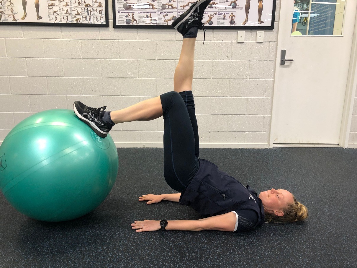 Splashdown - 💪 Fitness Tip 💪 Incorporating the Swiss ball...