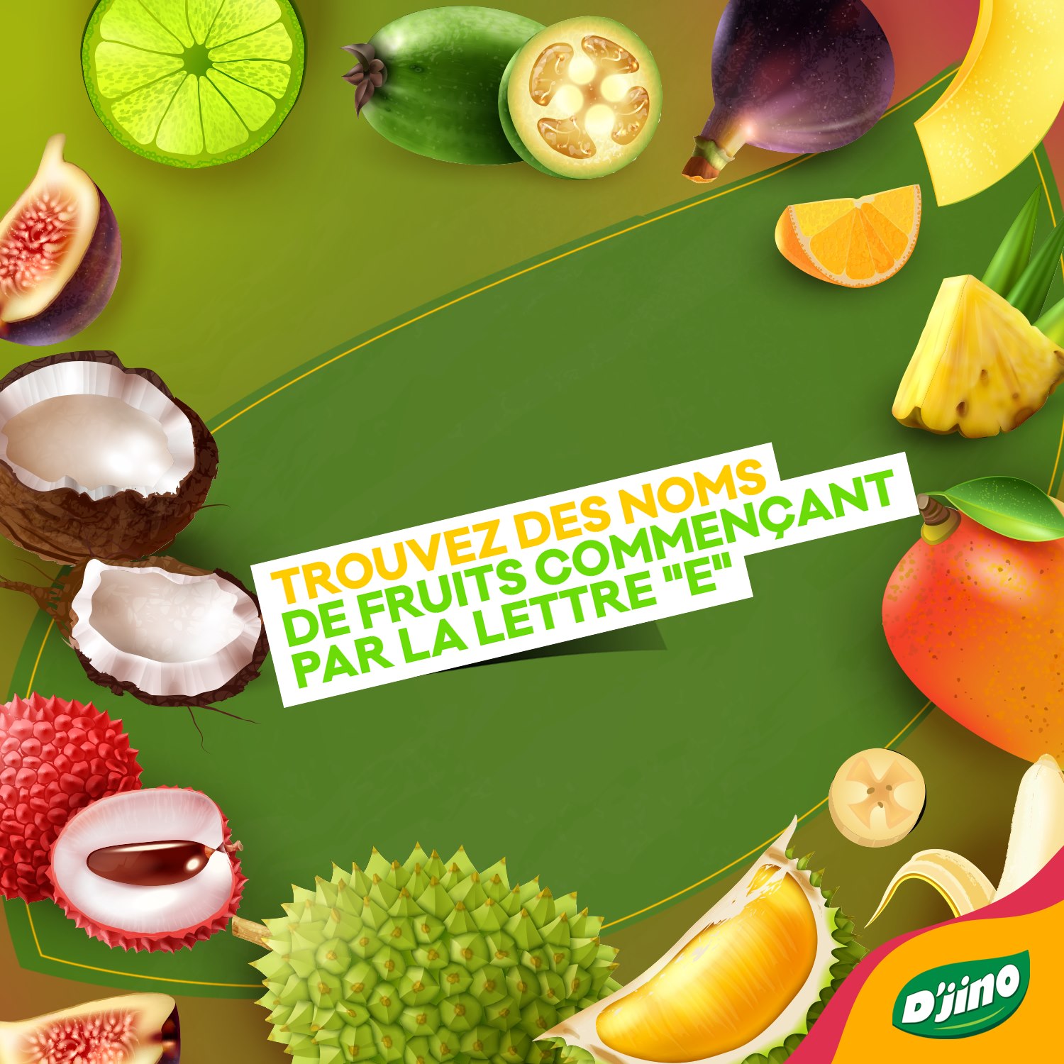 Fruit Commencant Par La Lettre E