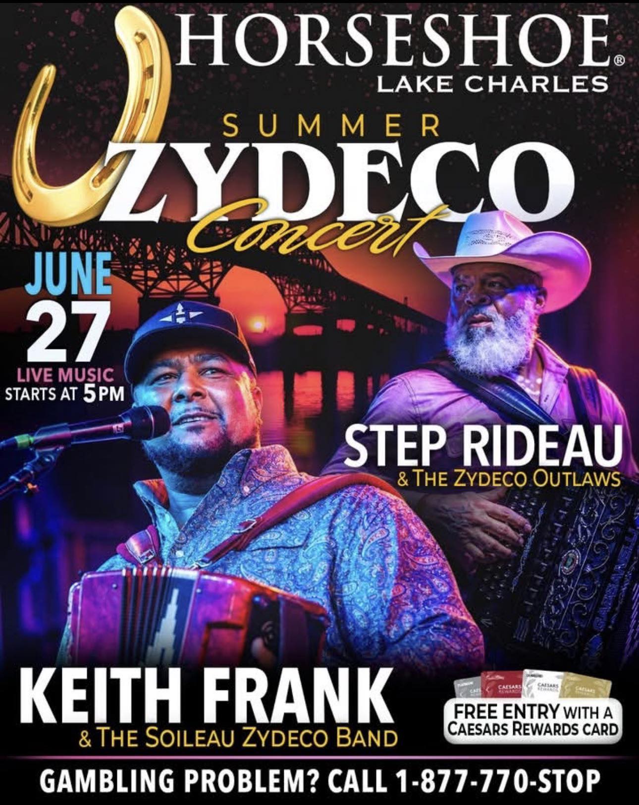 The Zydeco Boss is back! Keith Frank returns to Lake Charles on