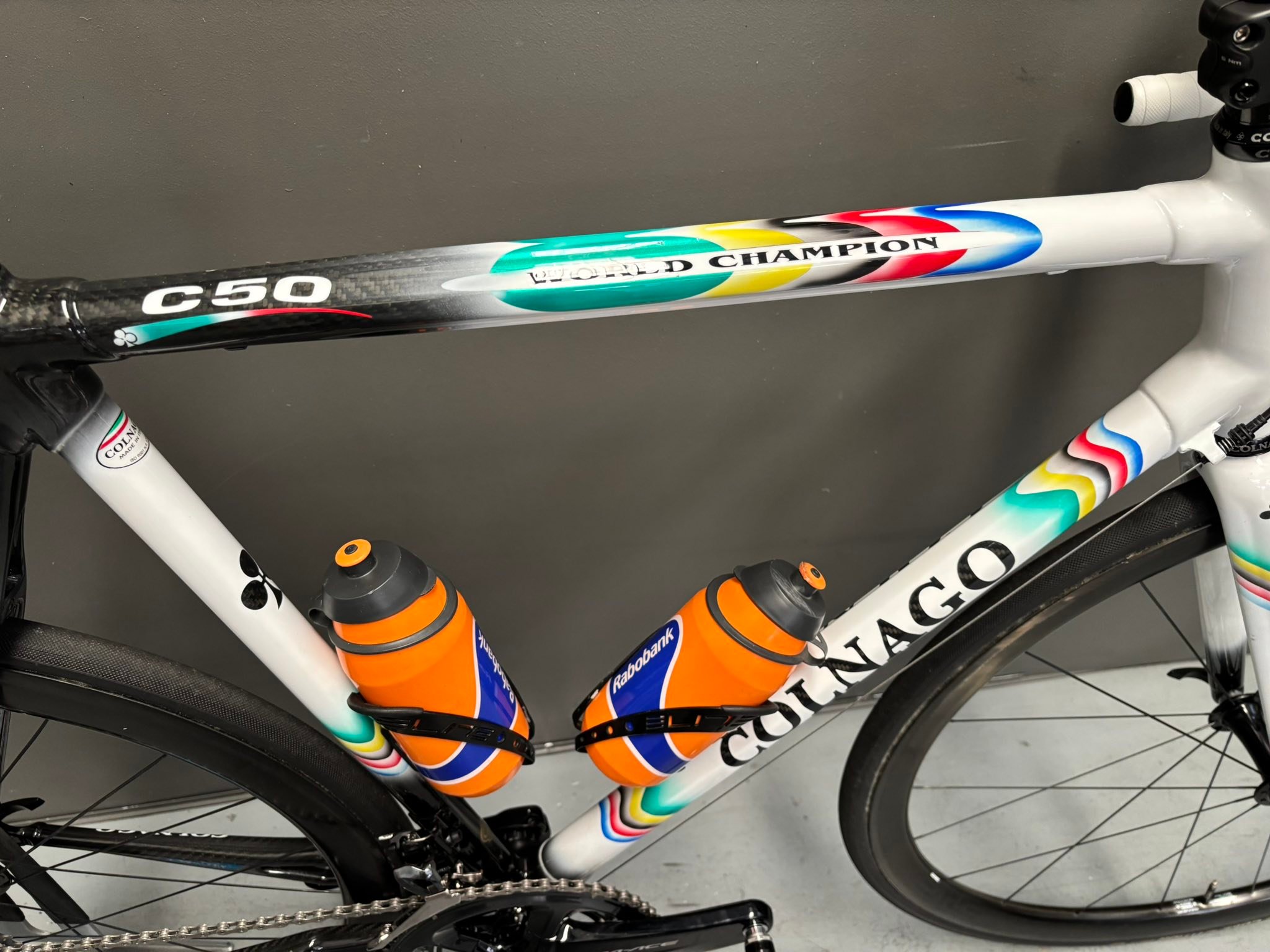 Colnago C50 World Champion bike with Dura-Ace 9100