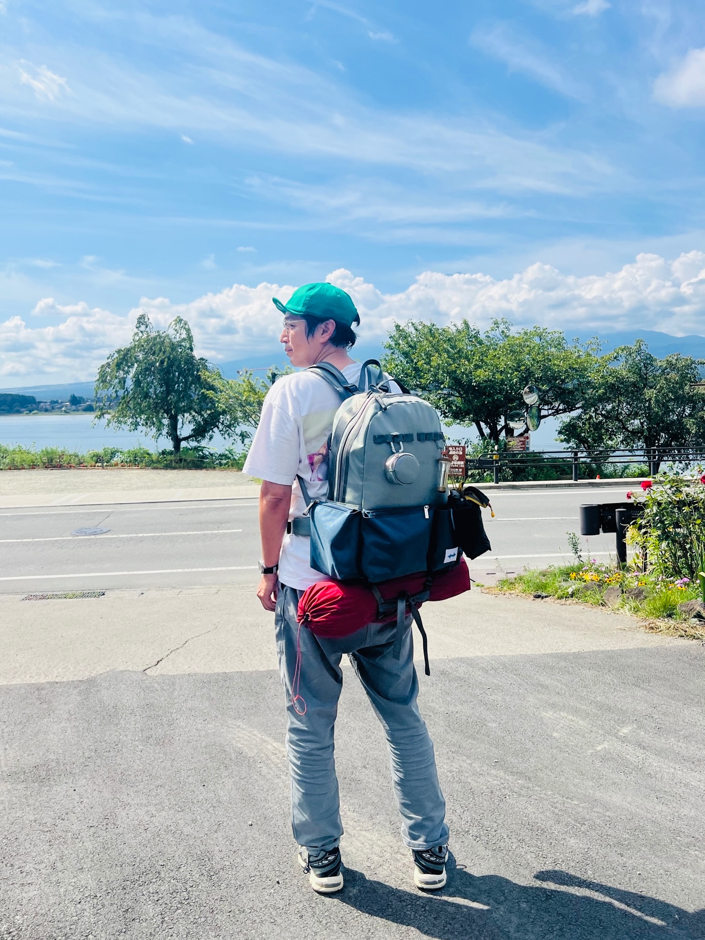 義実 - awesome backpack CAMPERを背負って初めての徒歩キャンプ