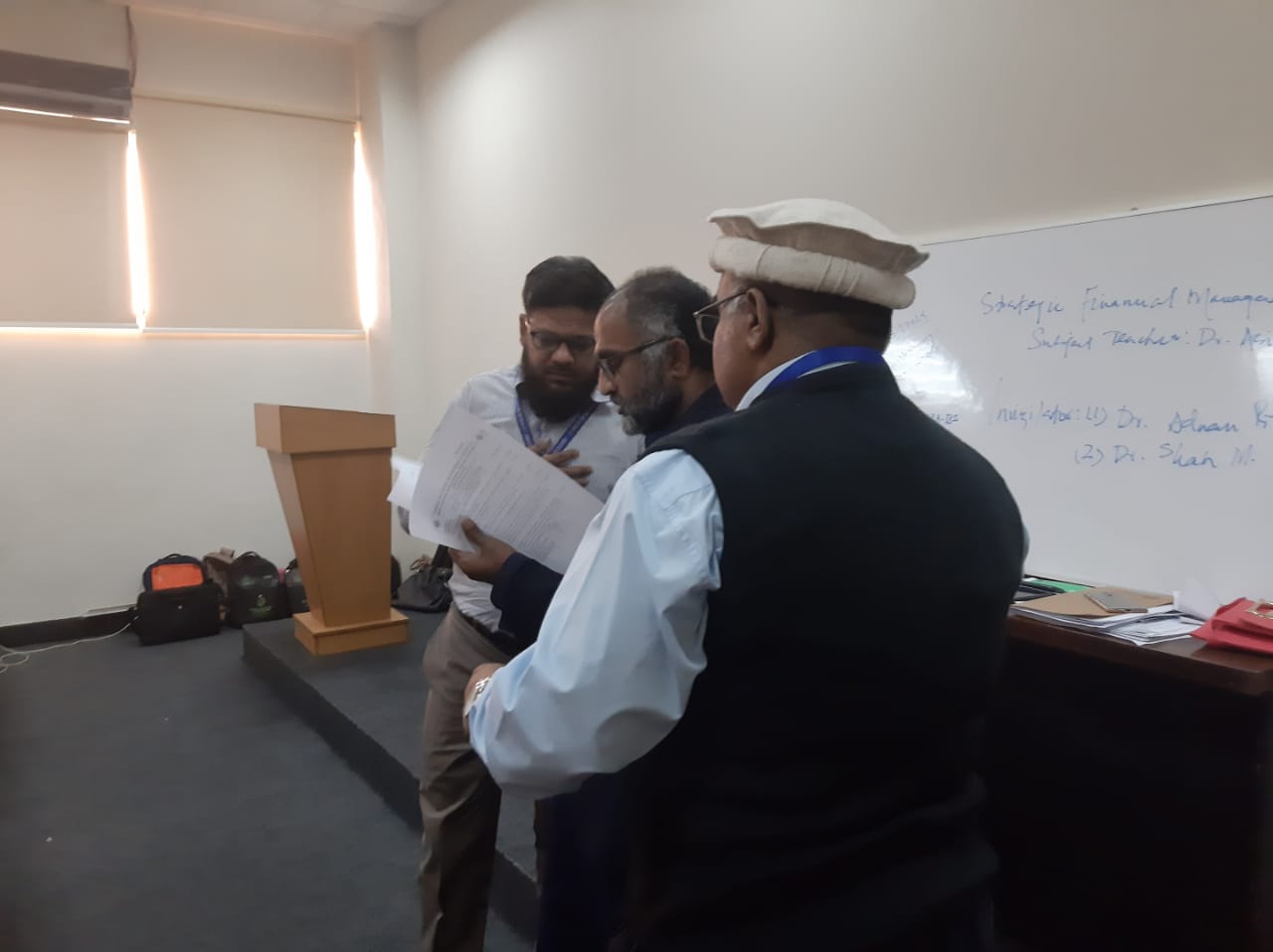 The Mehran UET Examination Monitoring Team (Prof. Dr. Syed Feroz Shah ...