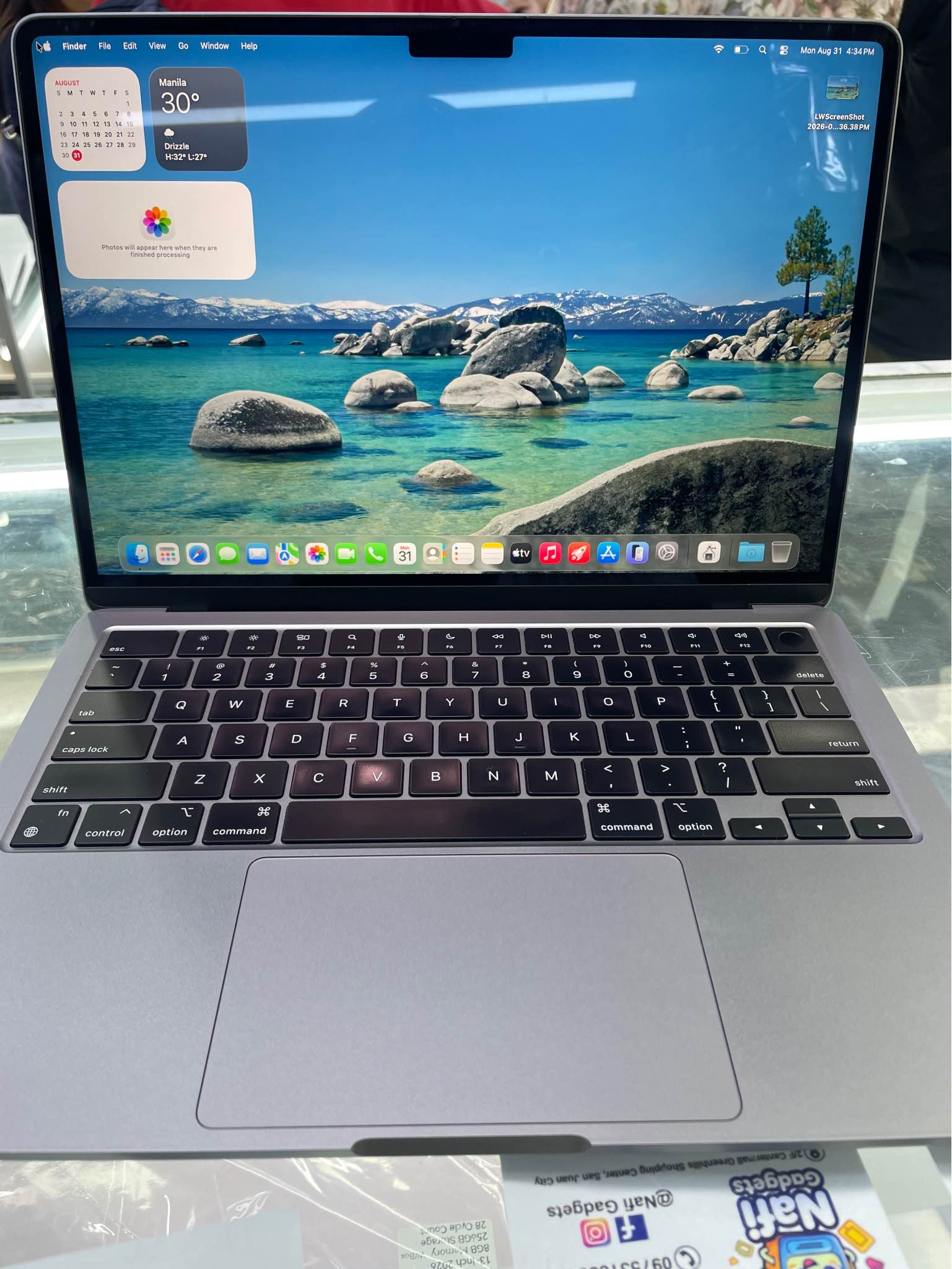 MacBook本体 MacBook Air M2 2022 13.6inch 16GB 256GB MacBook Air M2 8gb memory 256gb storage 99% smooth