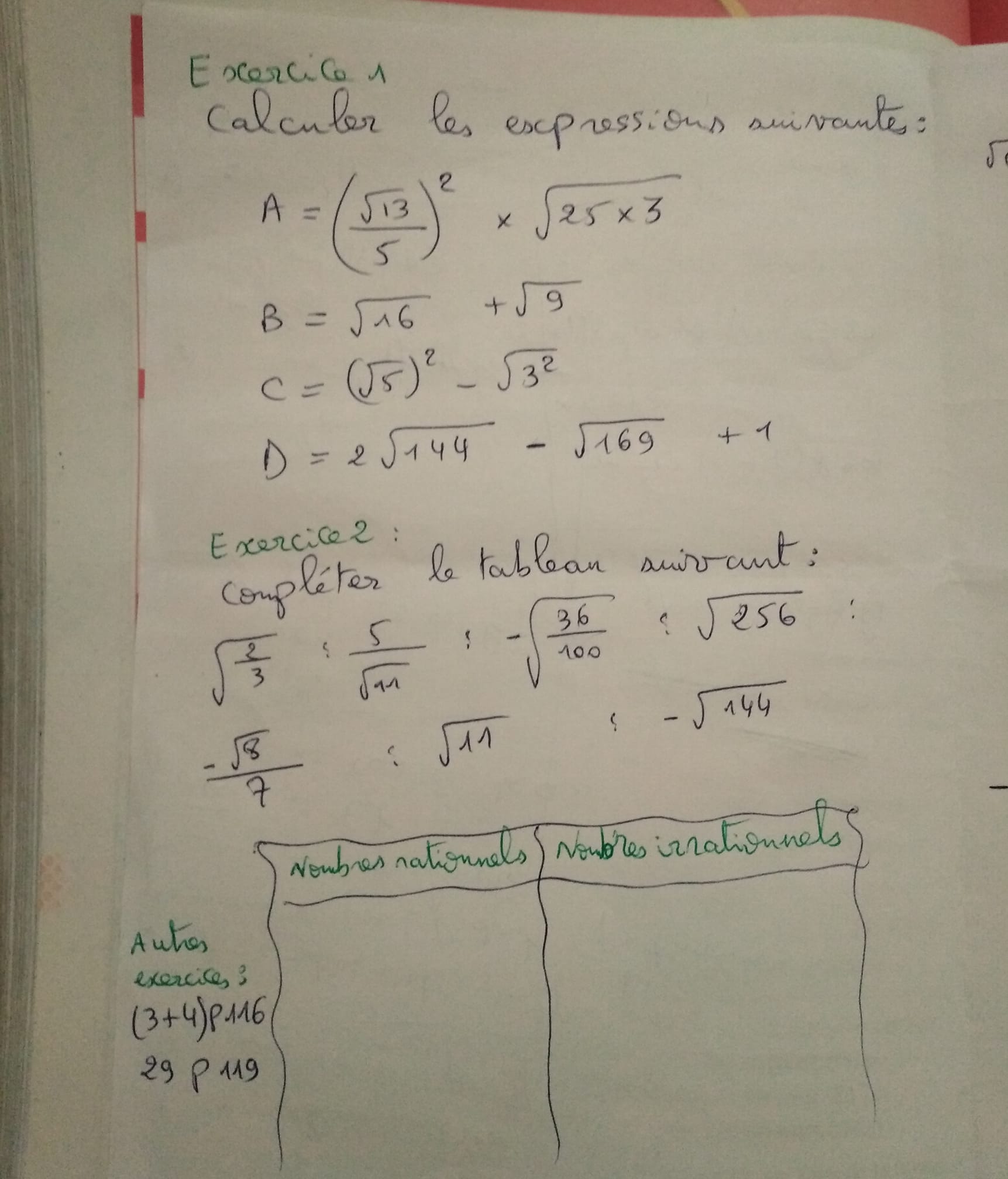 2/int 👇👇Exercices (théorème de... - فكر في الرياضيات | Facebook