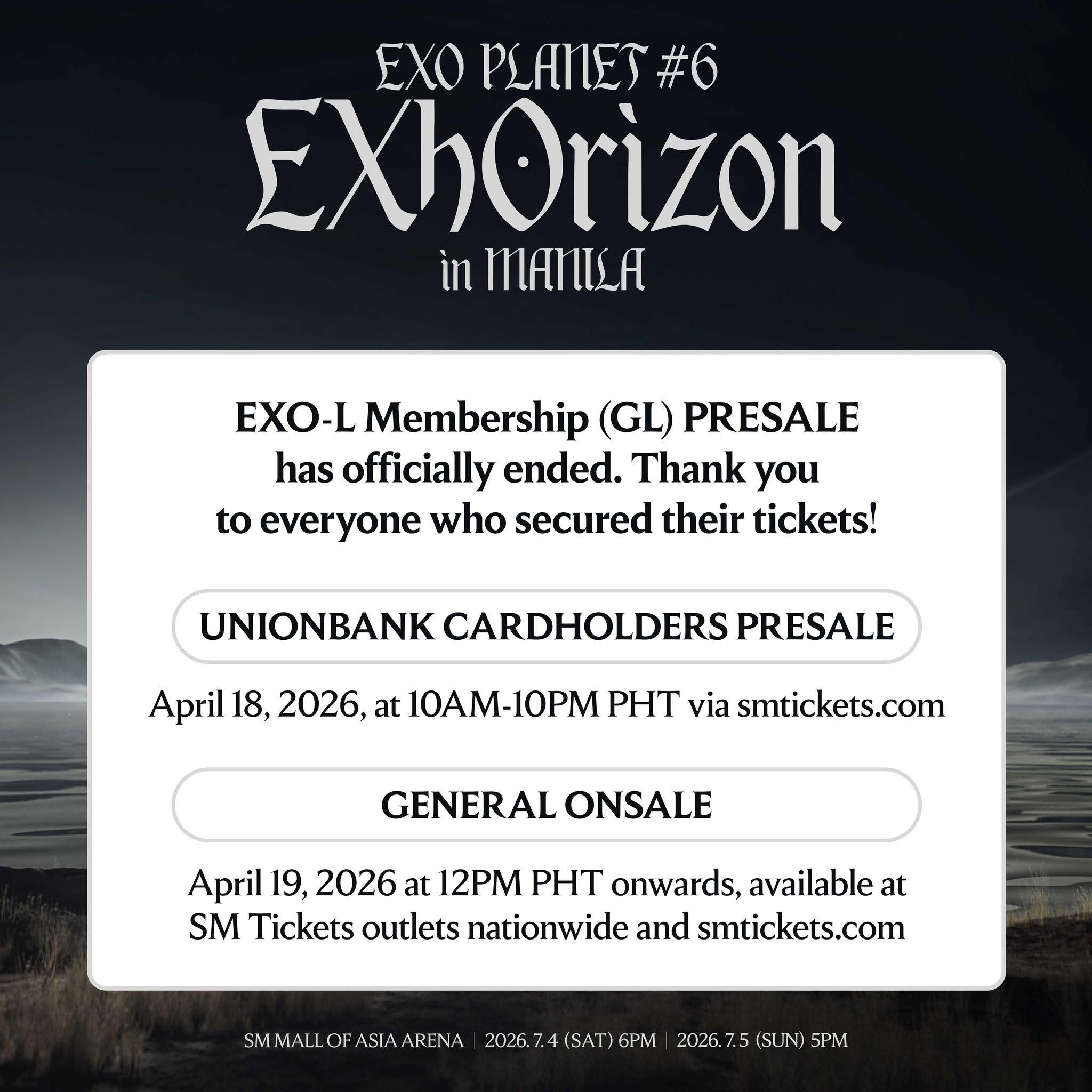 EXO PLANET #6 – EXhOrizon in Manila