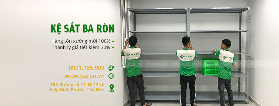 Ba Ròn - Thanh lý kệ sắt để hàng giá rẻ | Ho Chi Minh City
