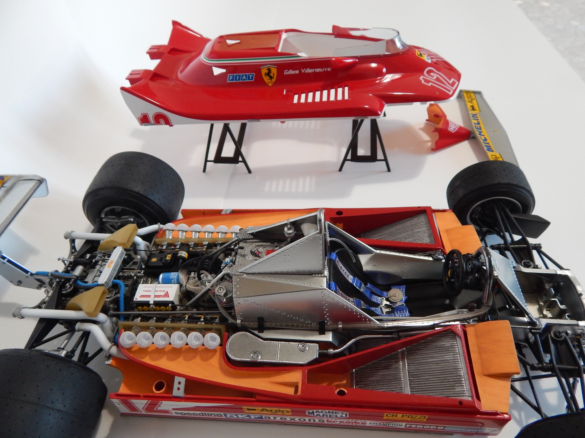 Hello everyone! I completed the Tamiya Ferrari 312T4, I wanted to 