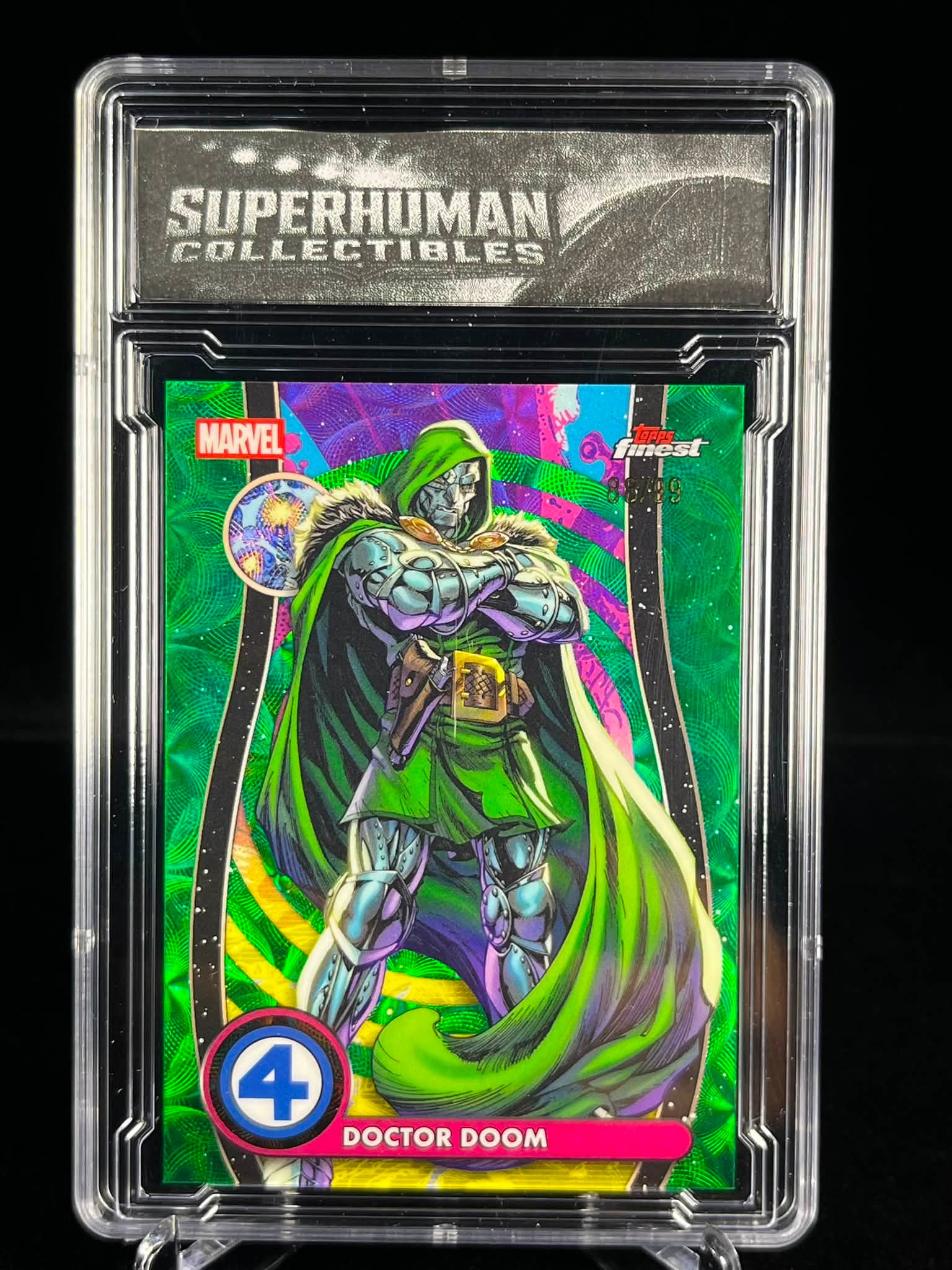 Foil comic doctor doom Tcg low is 135 Anyone want it for 105