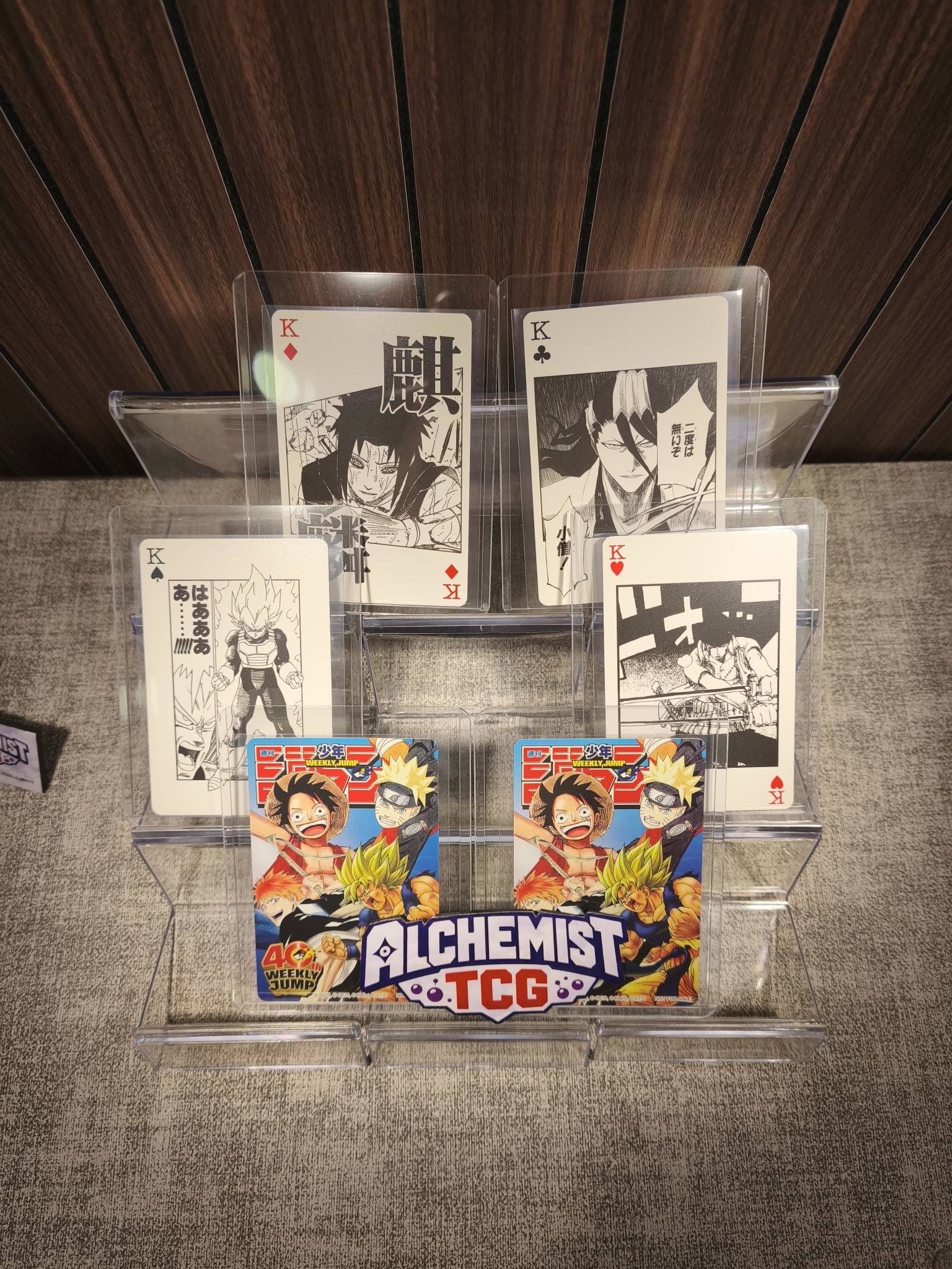 Shonen Jump Playing Cards Set Featuring Big 4 Series