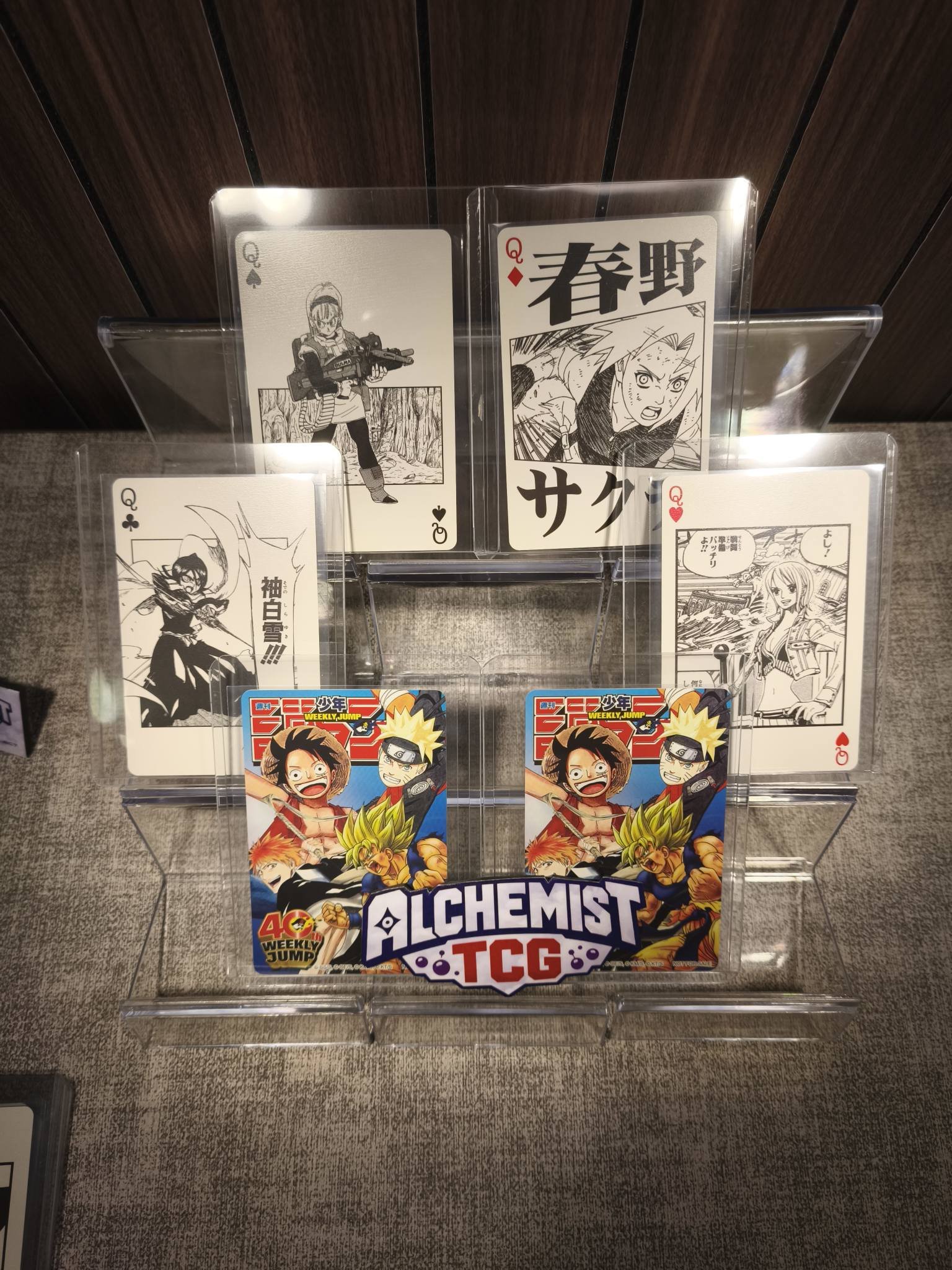 Shonen Jump Playing Cards Set Featuring Big 4 Series