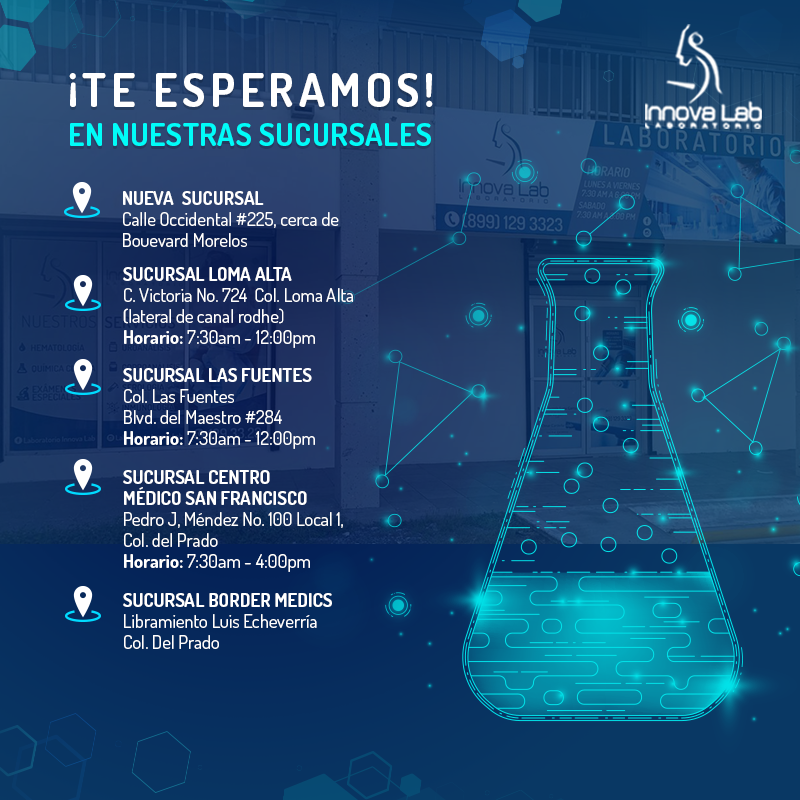 ¡Visítanos en cualquiera de... - Laboratorio Innova Lab | Facebook