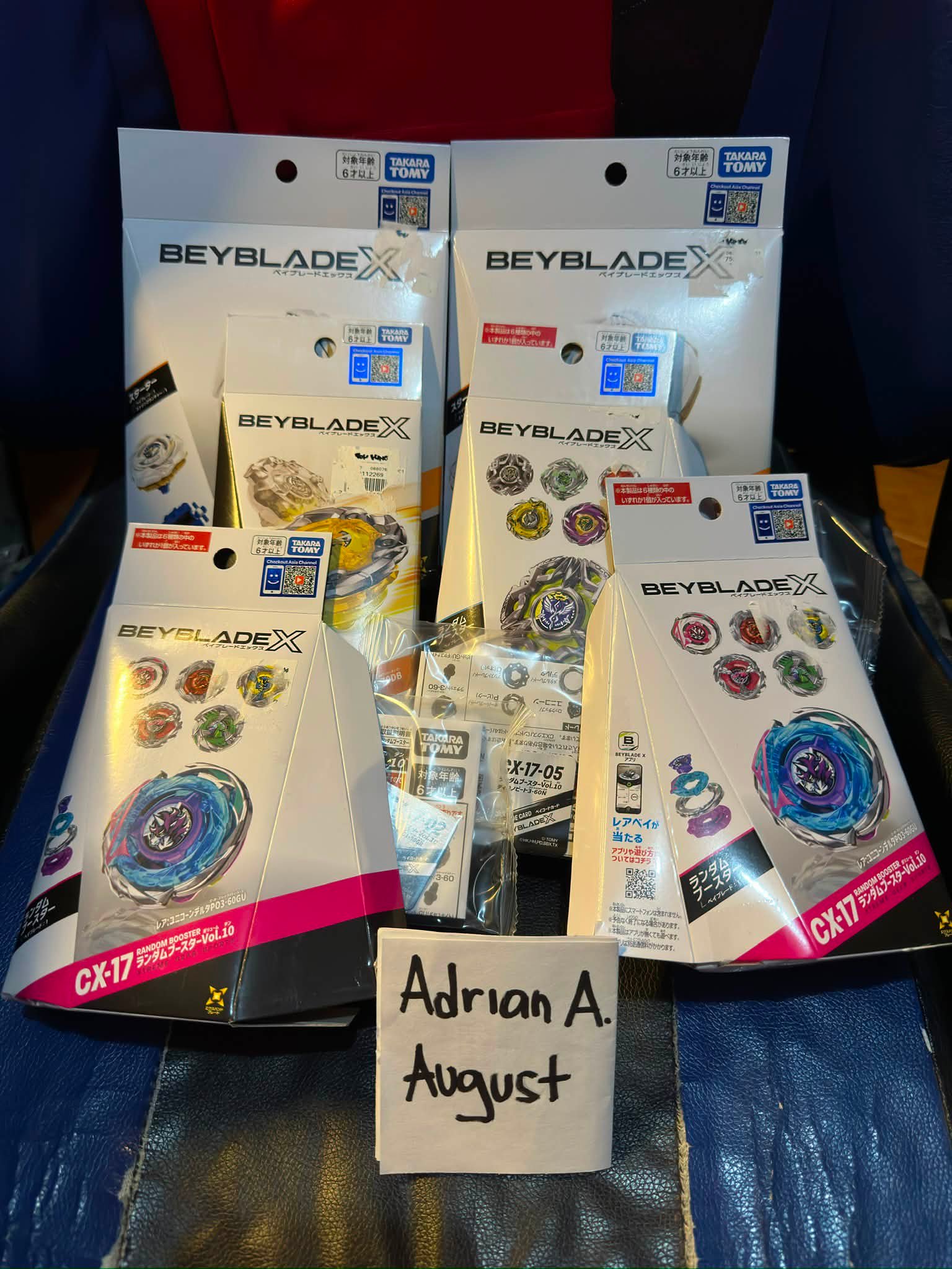 Beyblade X items for sale: UX-20 Glory Valkyrie, UX-03 Wizardrod