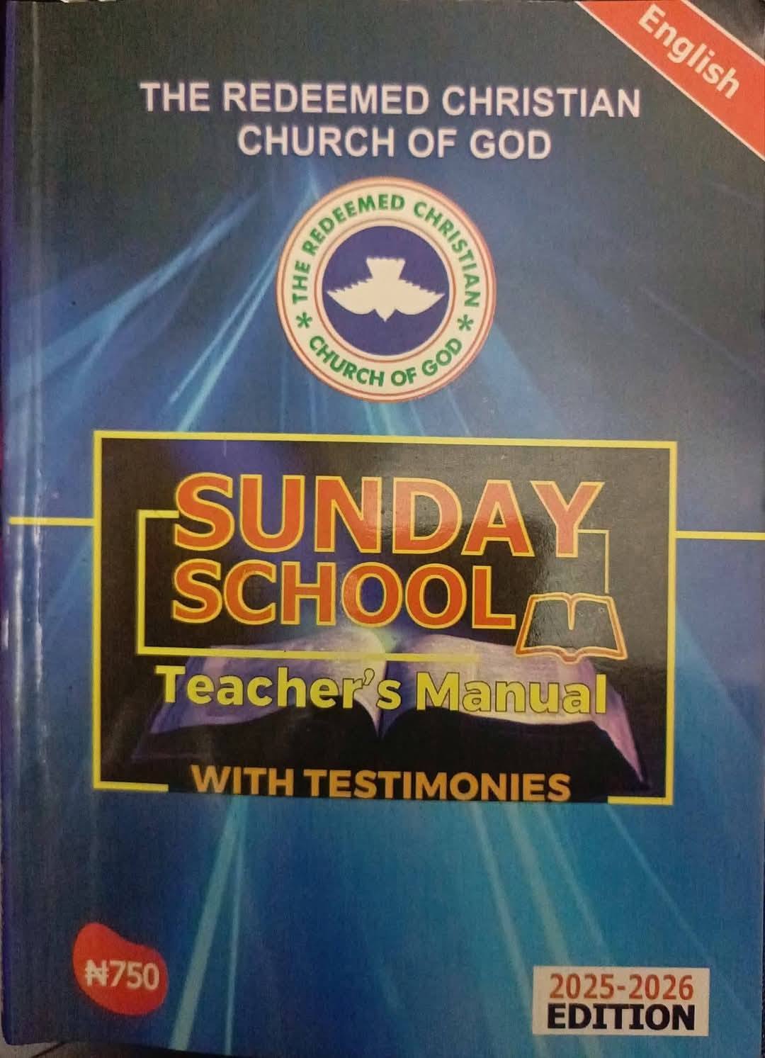 SUNDAY SCHOOL TEACHERS MANUAL | Facebook