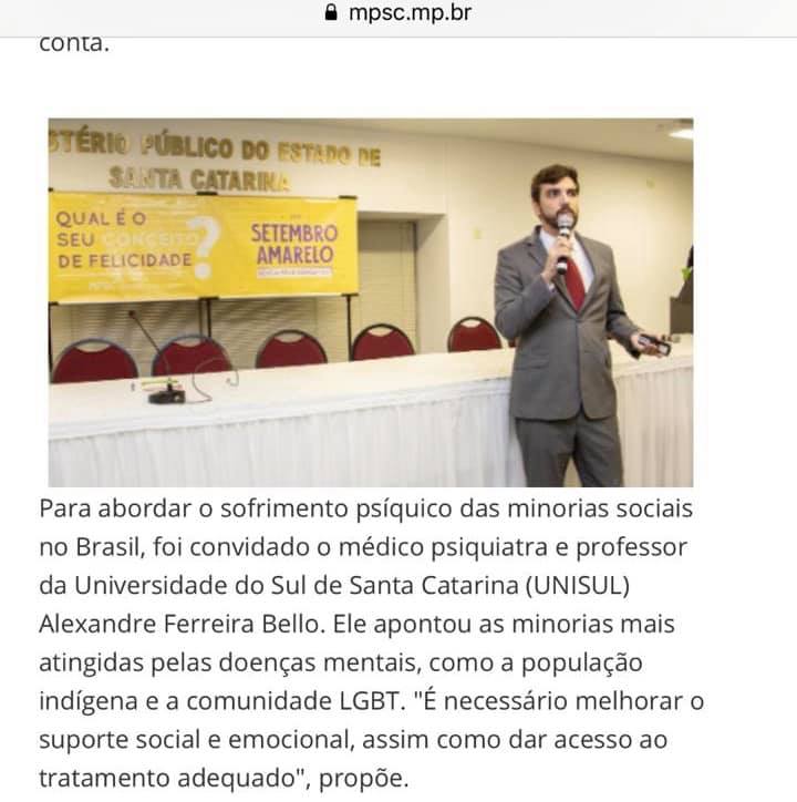 Dr. Alexandre Bello - Psiquiatra | São José SC