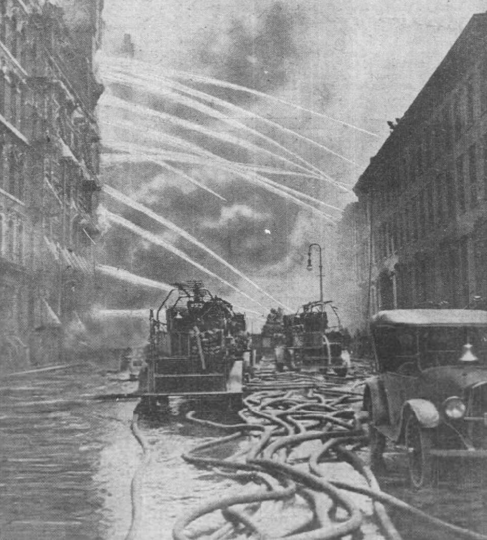 1922 Greenwich Village warehouse fire kills one firefighter and