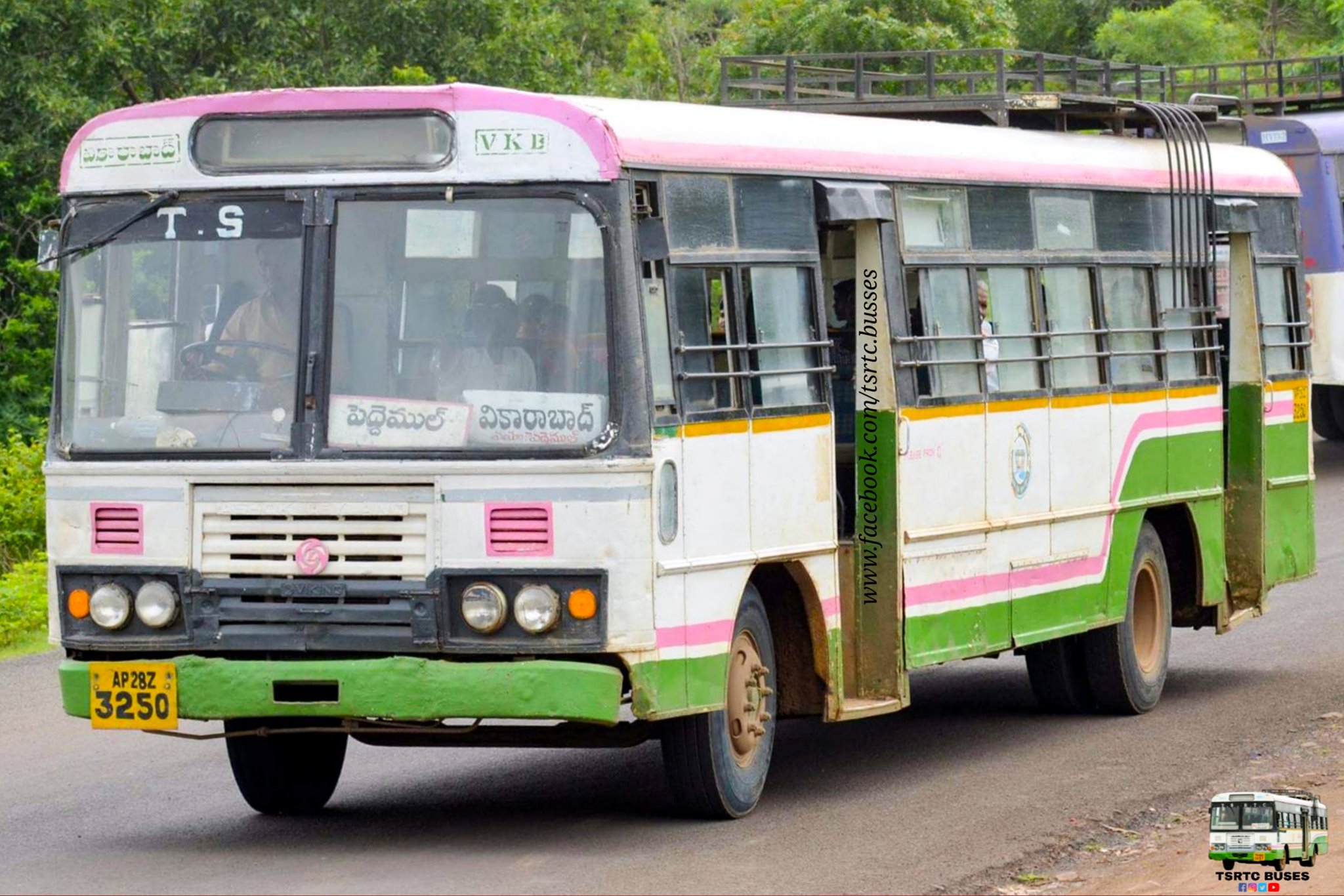 TGS RTC BUSES - Vikarabad - Peddemul =>> Tandur వికారాబాద్ - పెద్దేమూల్ ...