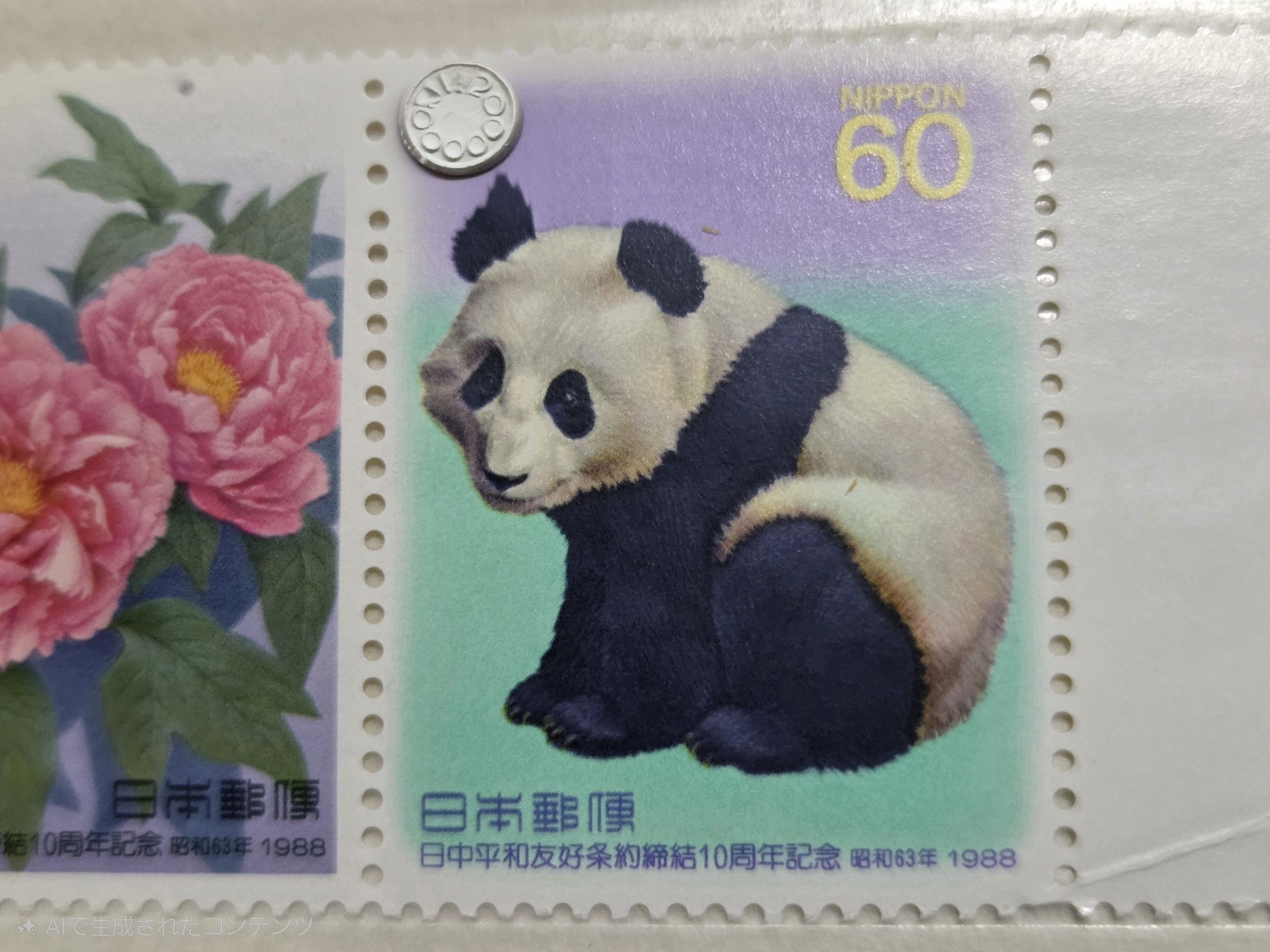 万博の中国館🇨🇳で購入したパンダ🐼さん 花花（ファーファ）の