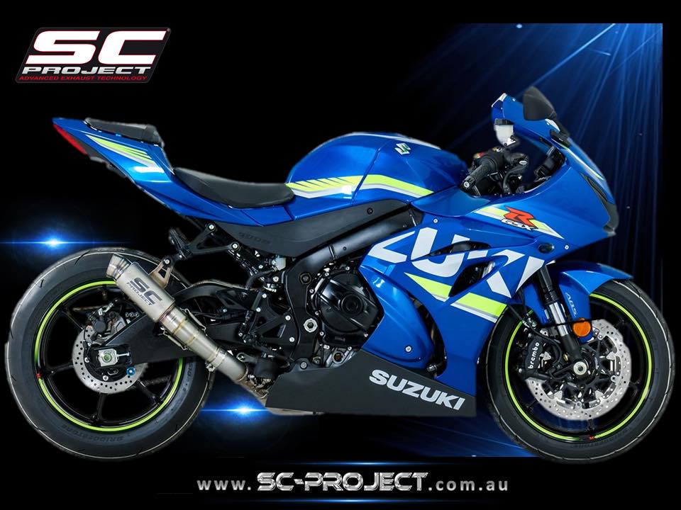 SC-Project have an extensive range of titanium slip-on race pipes