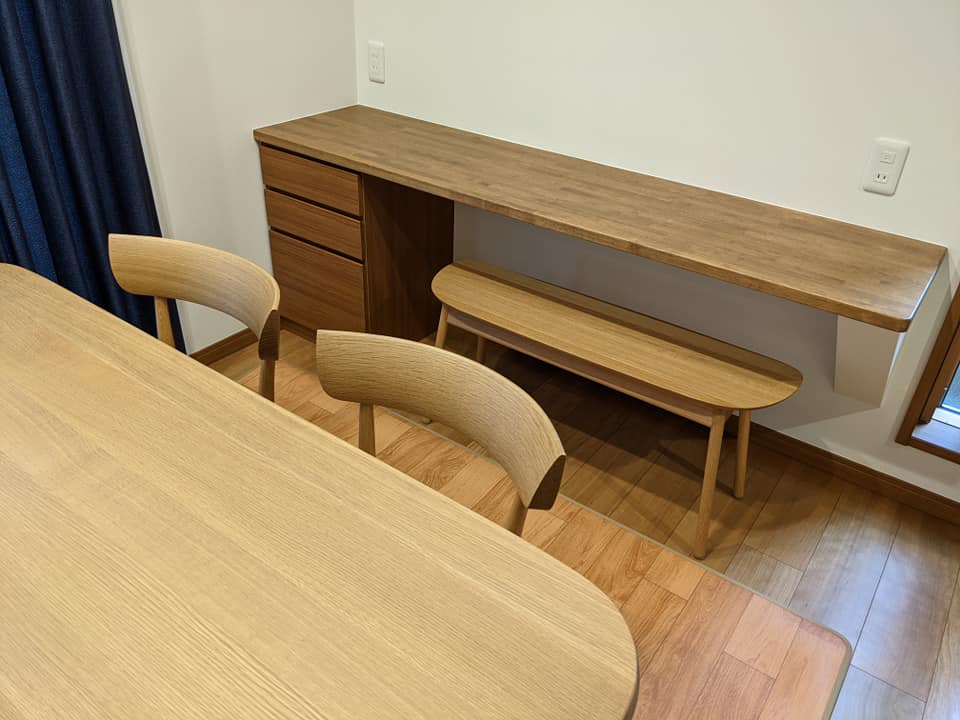 家具の大丸 大丸木工所 茂原市 I様邸 飛騨産業クレセントチェアのダイニングセット Facebook