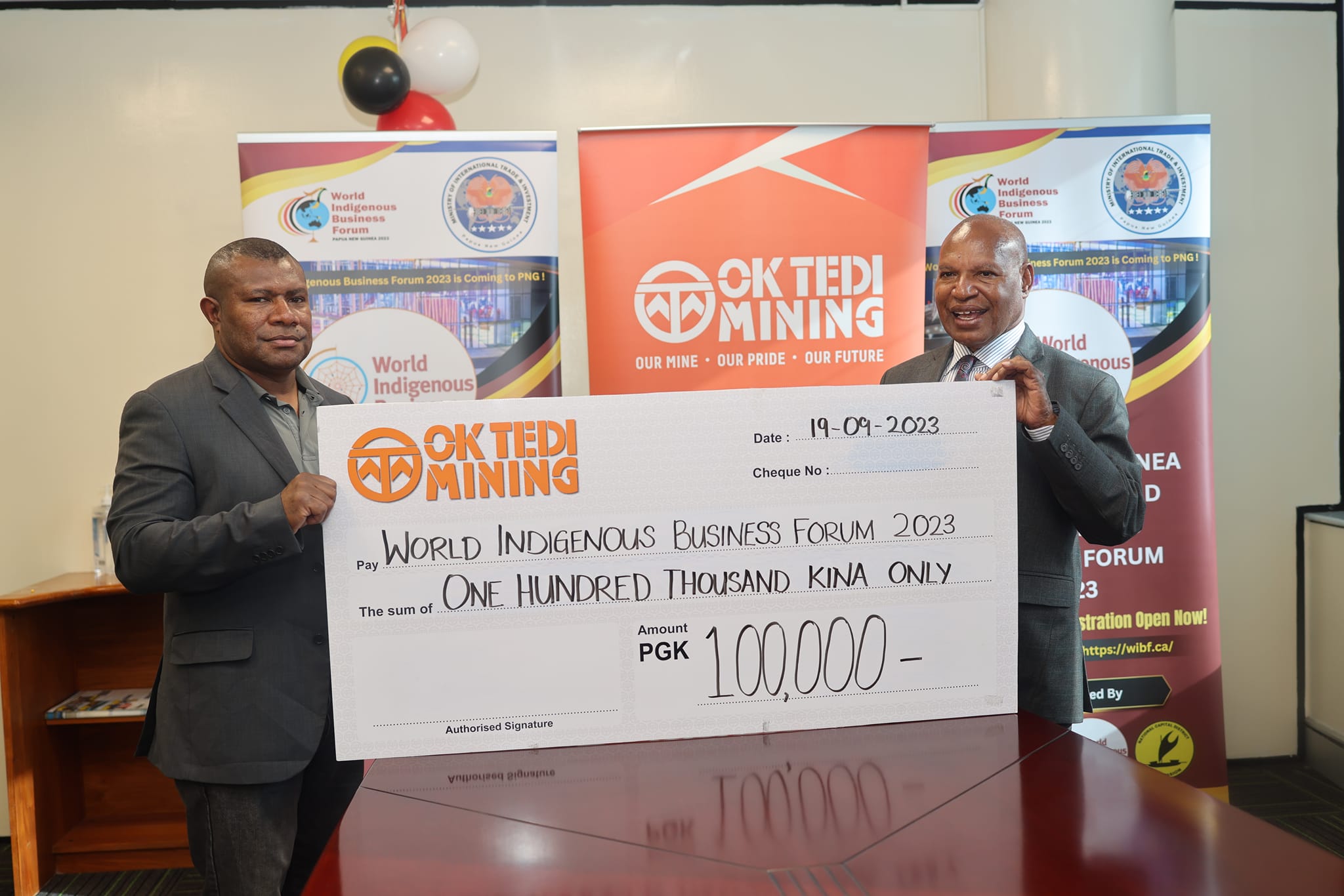 PRESS STATEMENT OK Tedi Becomes Silver Sponsor of the World Indigenous ...