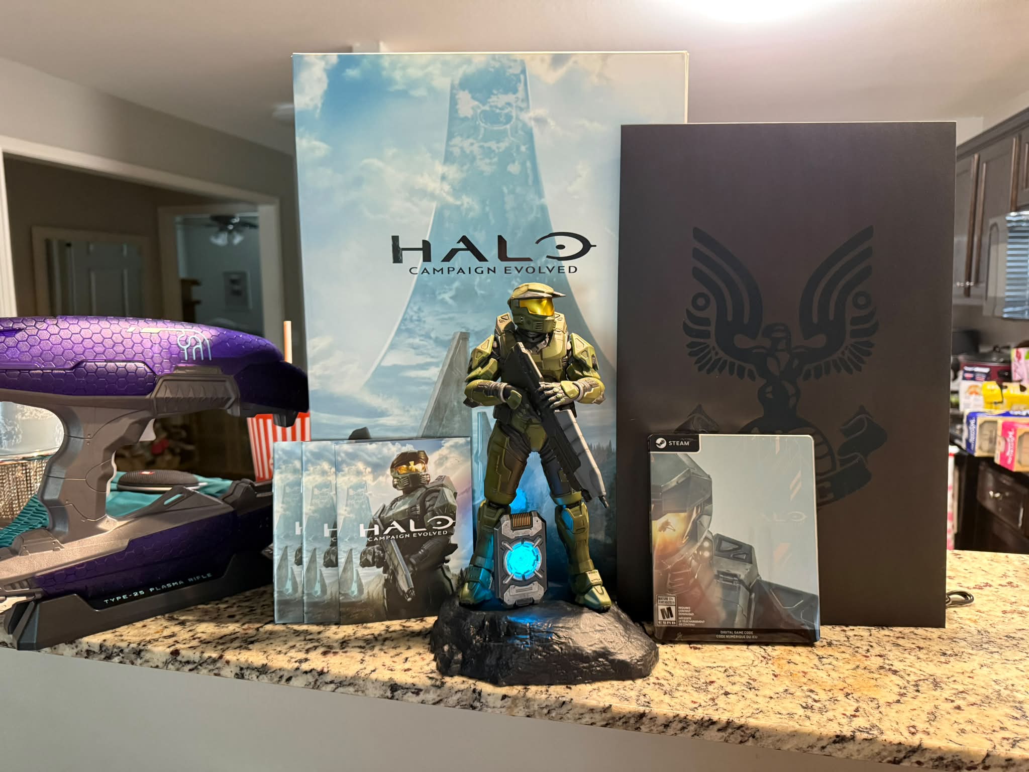 Halo 2 vending machine signed by the Bungie employees. It was sold