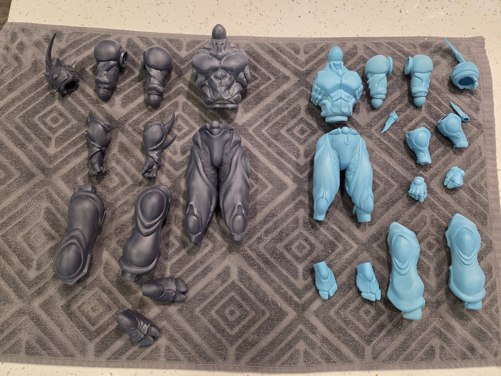 The Guyver vinyl model I did a while back. I believe it was from