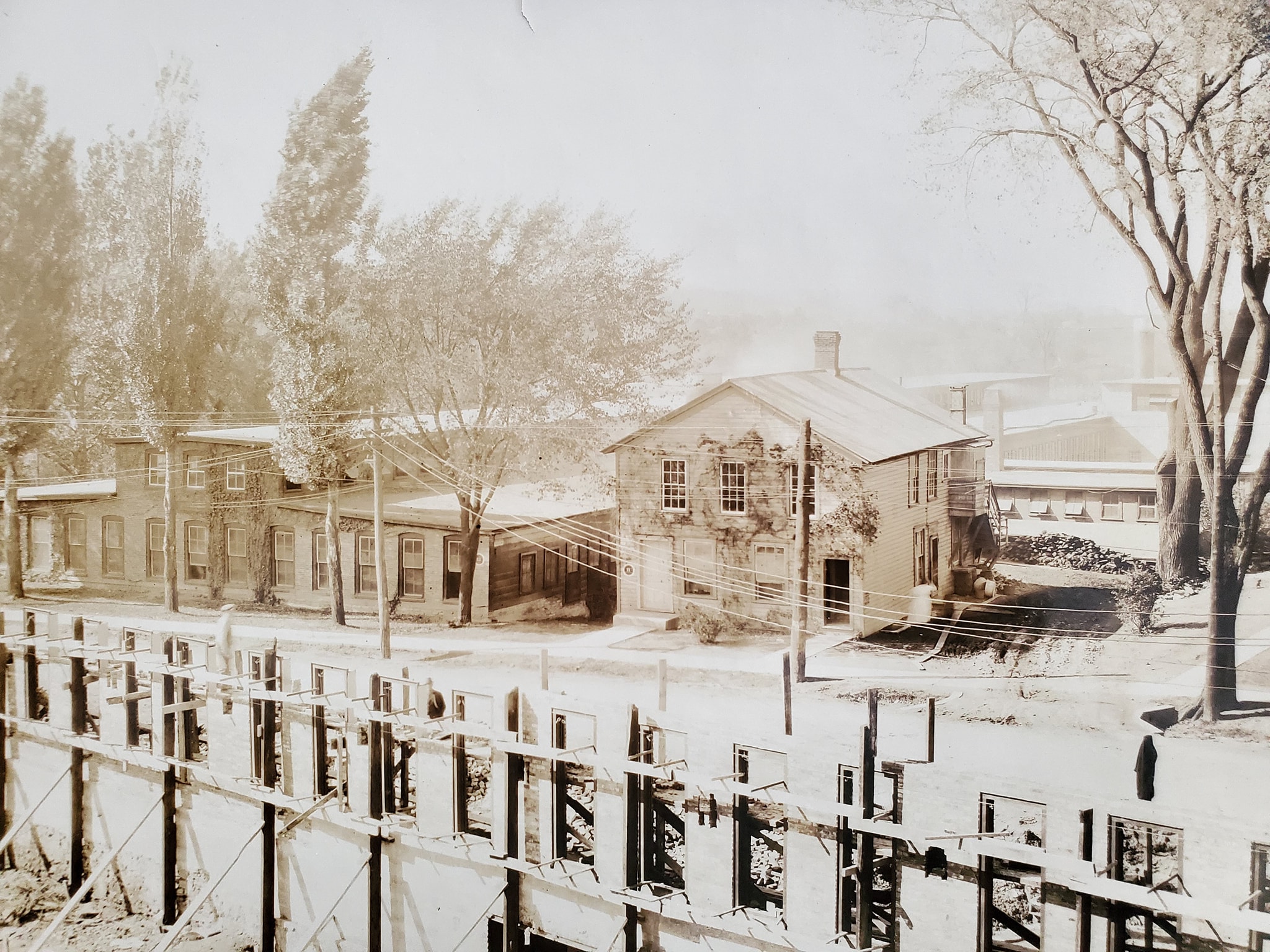 From the archives of the Manlius Historical Society, this early photo ...