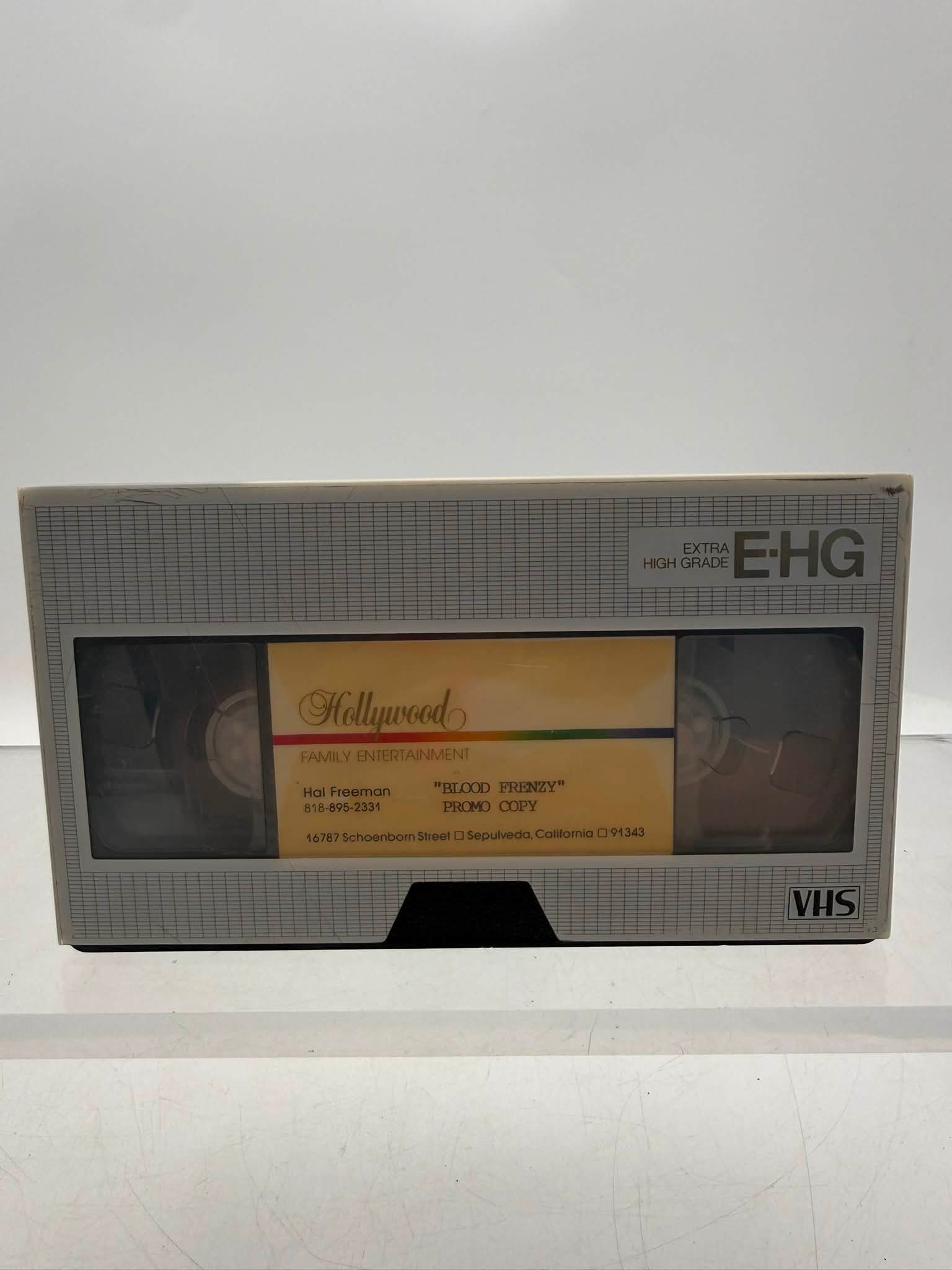 What is the value of a promo VHS copy of Blood Frenzy?