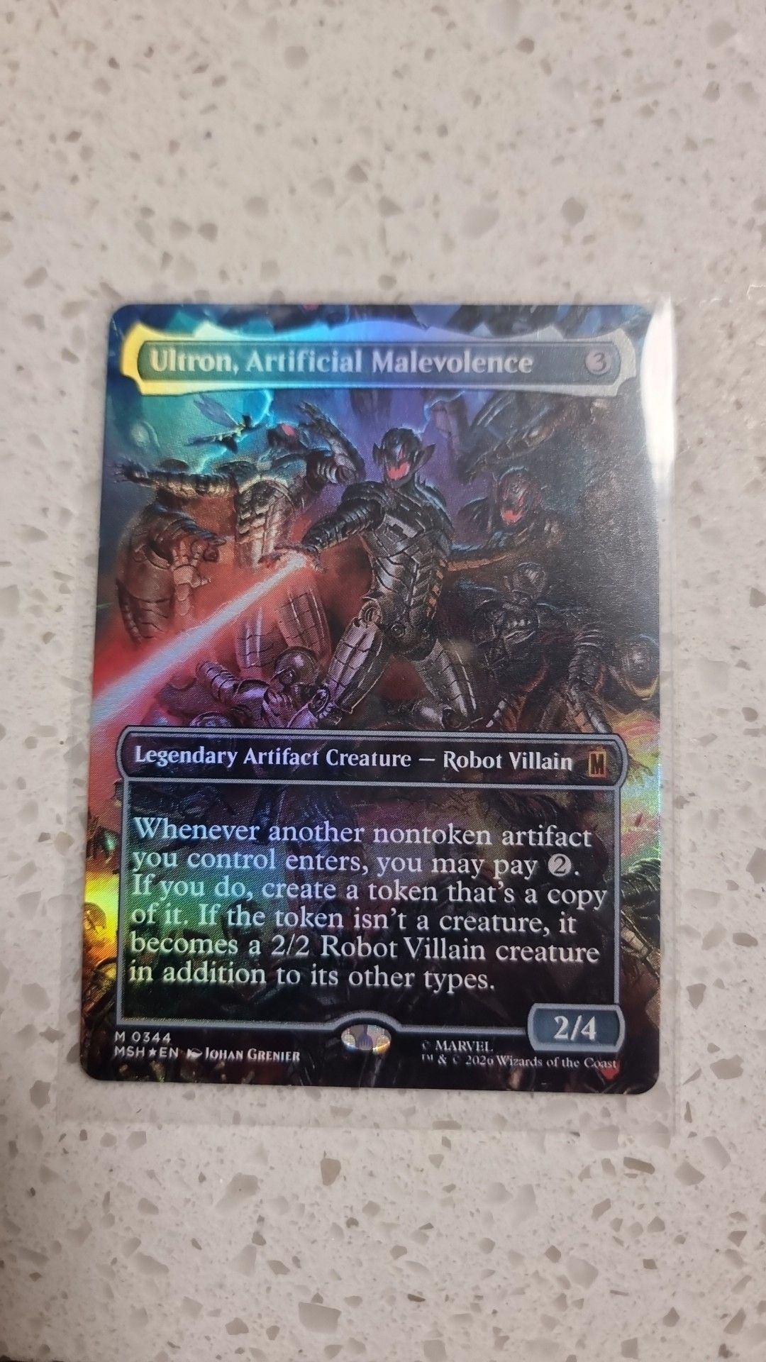 Ultron, Artificial Malevolence Commander deck upgrade with full